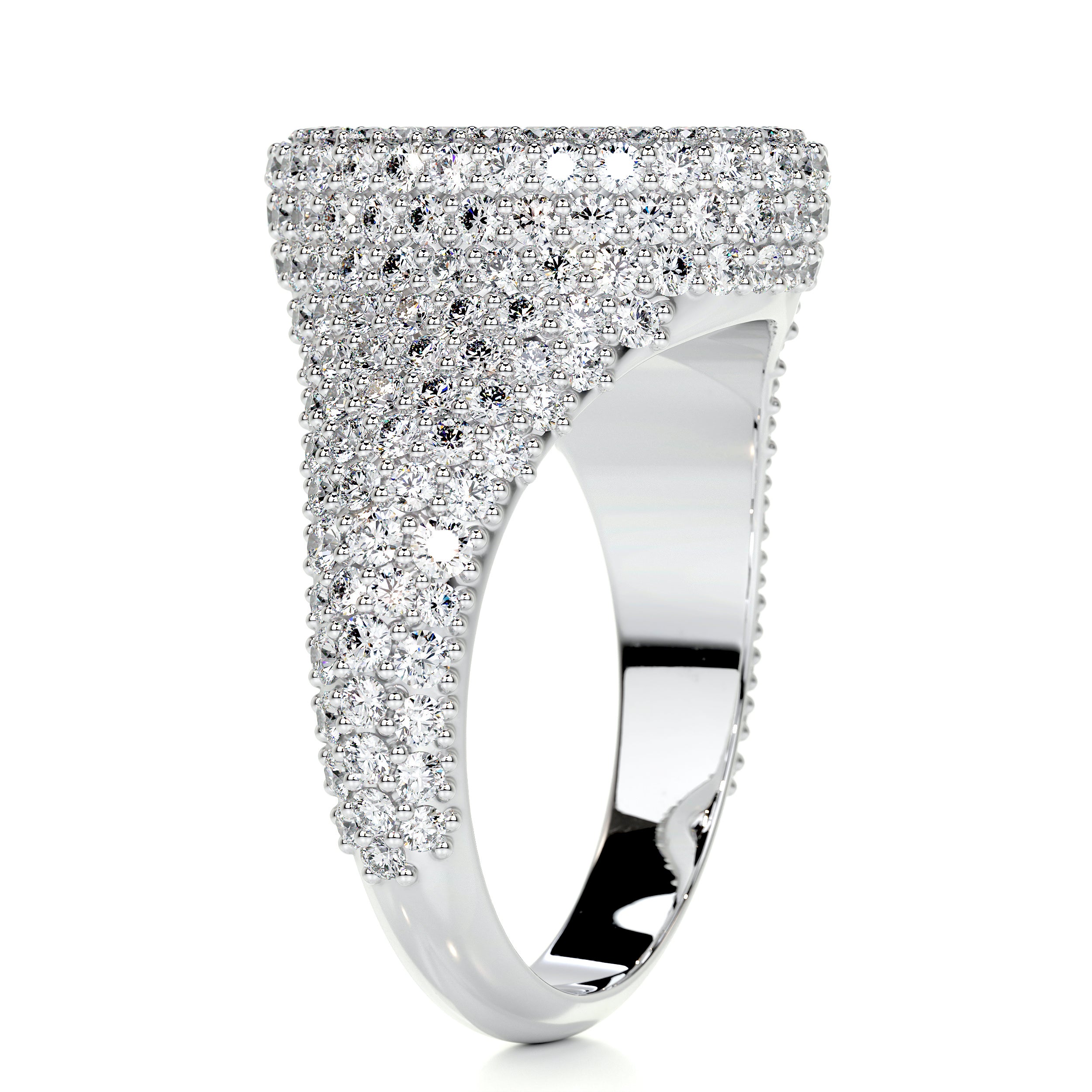 Angelina Wedding Ring (1.4 Carat) -14K White Gold