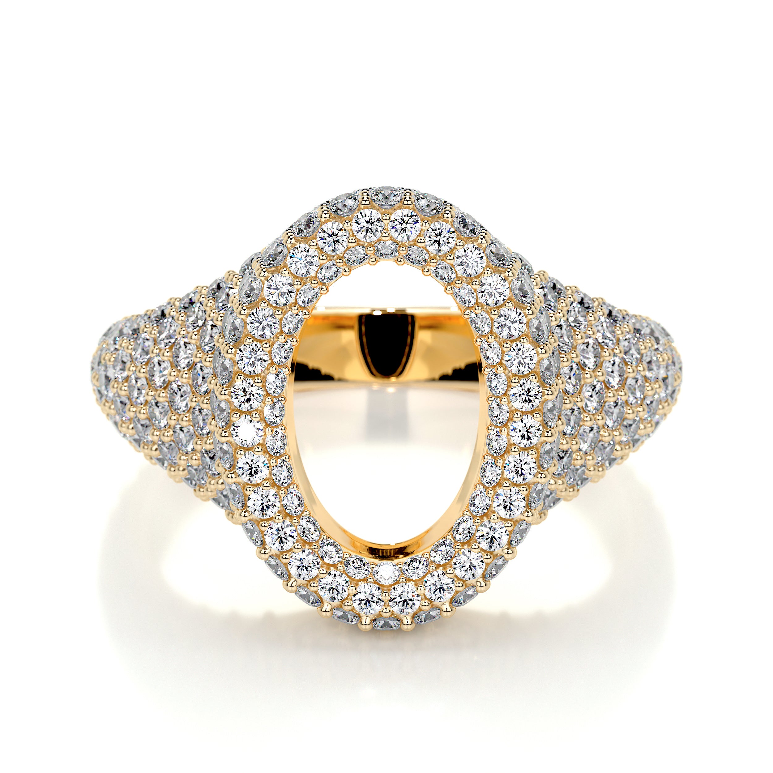Angelina Lab Grown Diamond Wedding Ring (1.4 Carat) -18K Yellow Gold