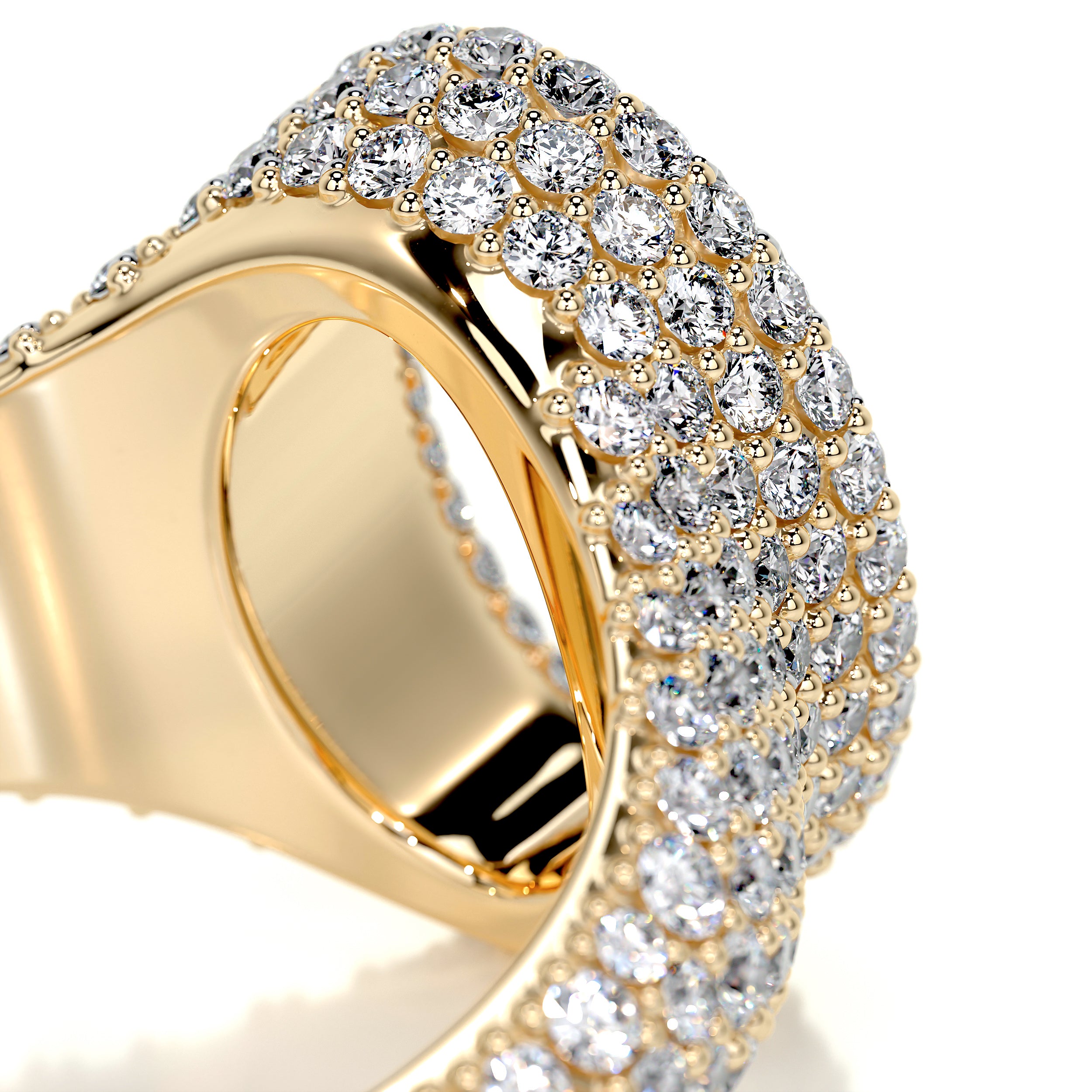 Angelina Wedding Ring (1.4 Carat) -18K Yellow Gold