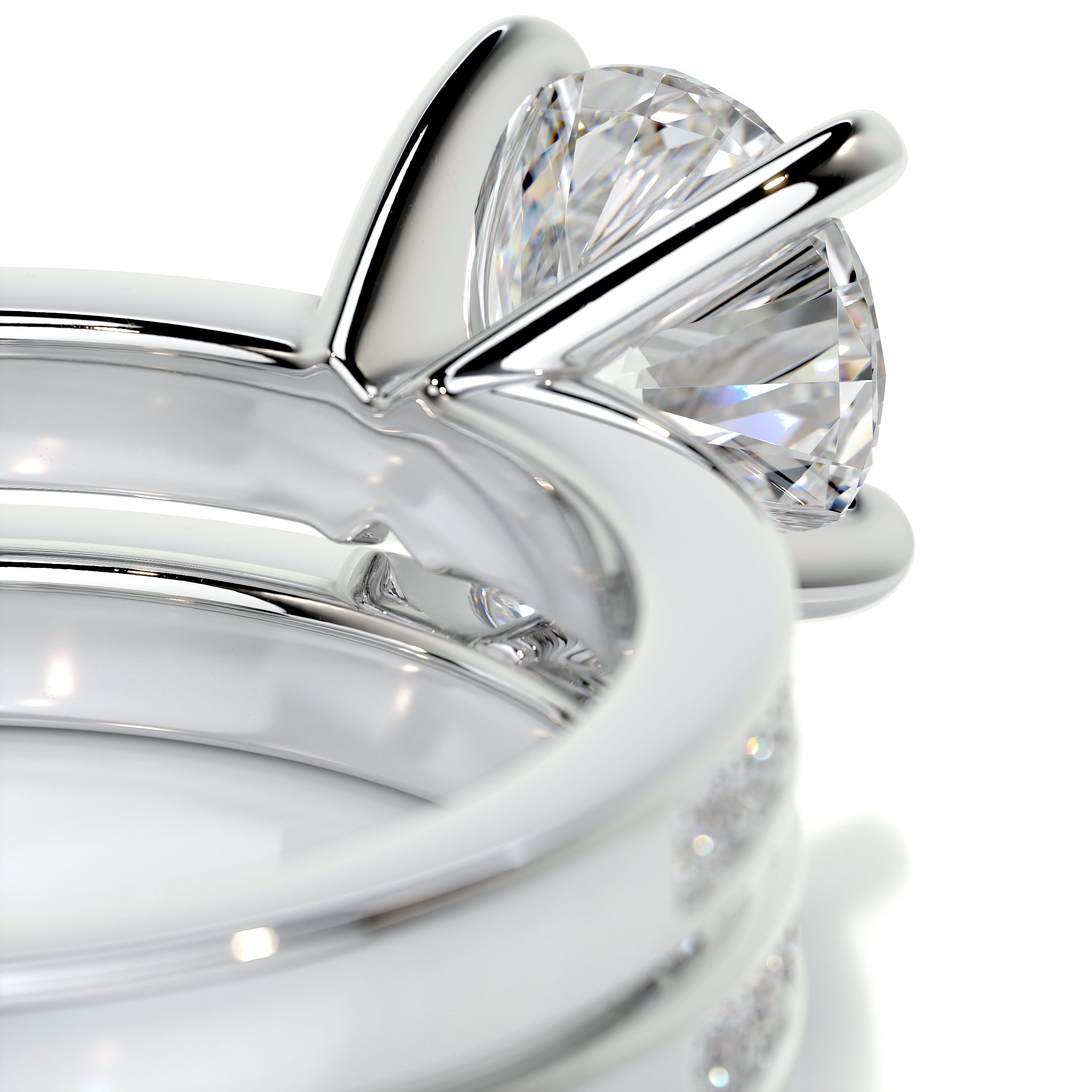 Giselle Diamond Bridal Set -14K White Gold