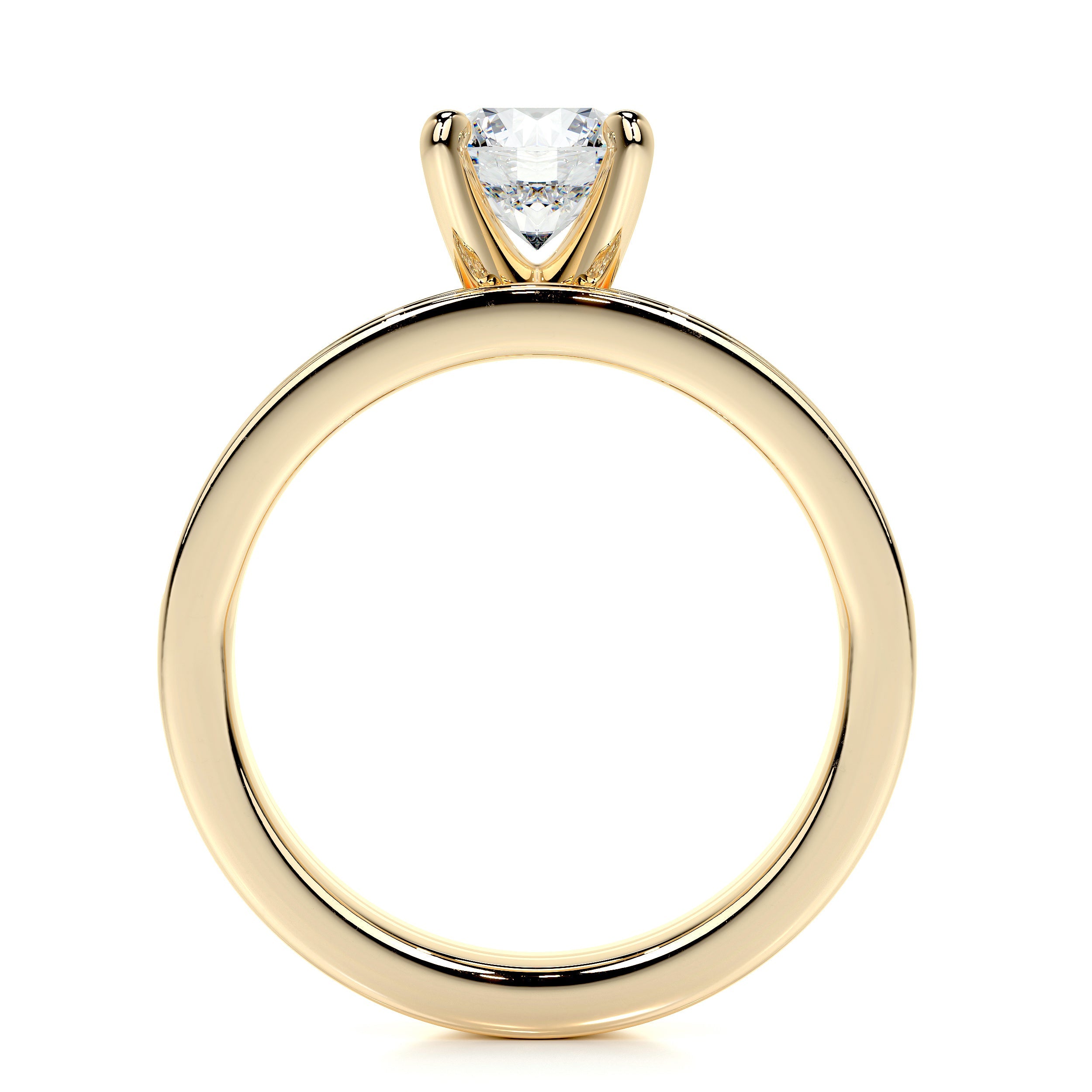 Giselle Lab Grown Diamond Bridal Set   (1.35 Carat) -18K Yellow Gold