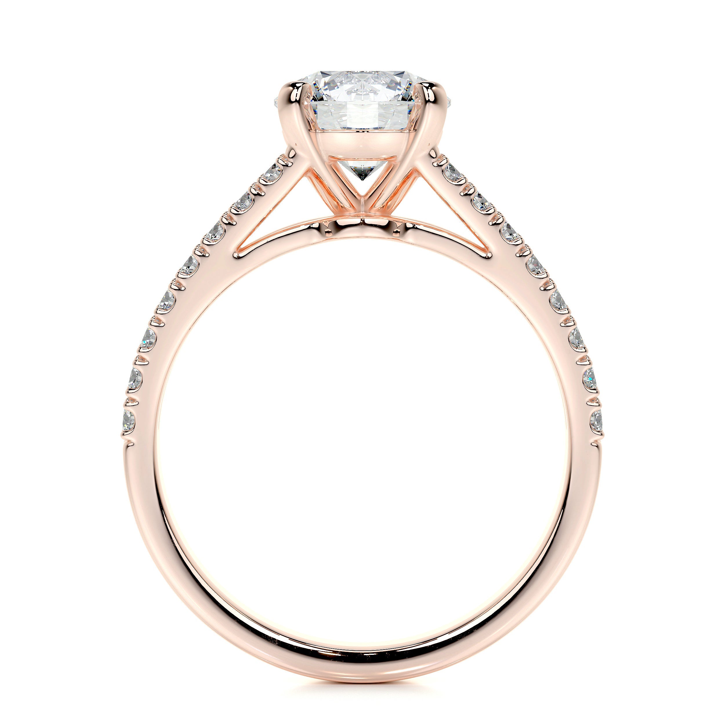 Sadie Lab Grown Diamond Ring -14K Rose Gold