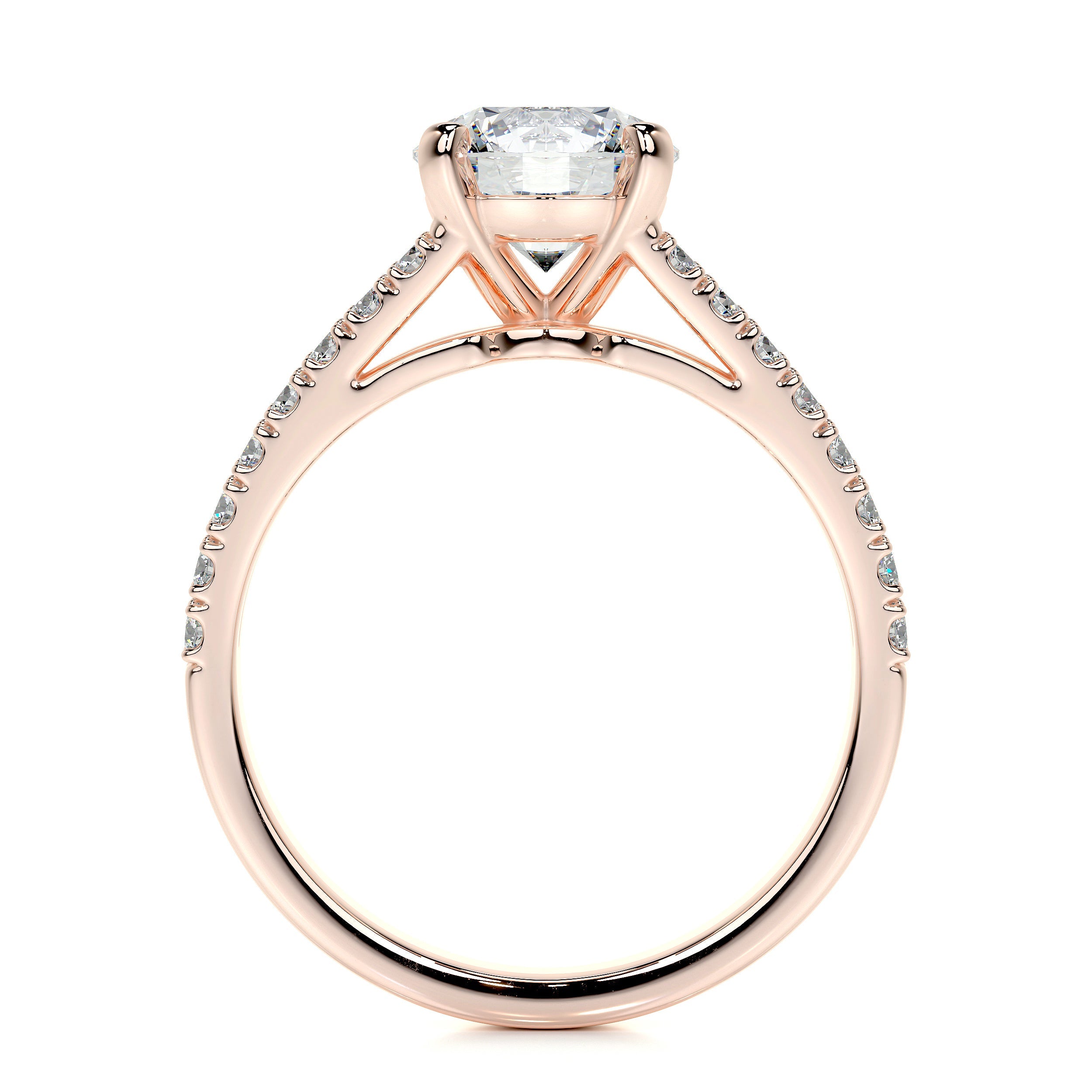 Sadie Lab Grown Diamond Ring -14K Rose Gold