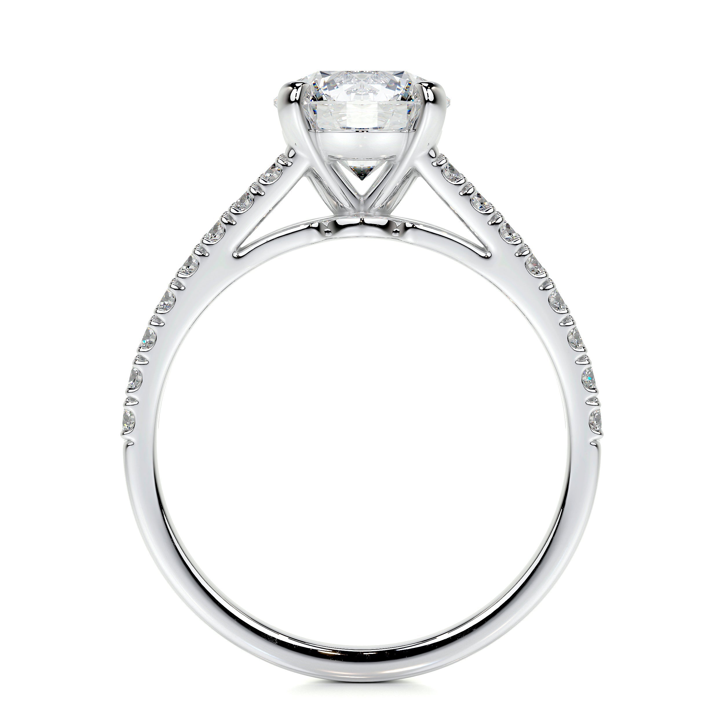 Sadie Lab Grown Diamond Ring -14K White Gold