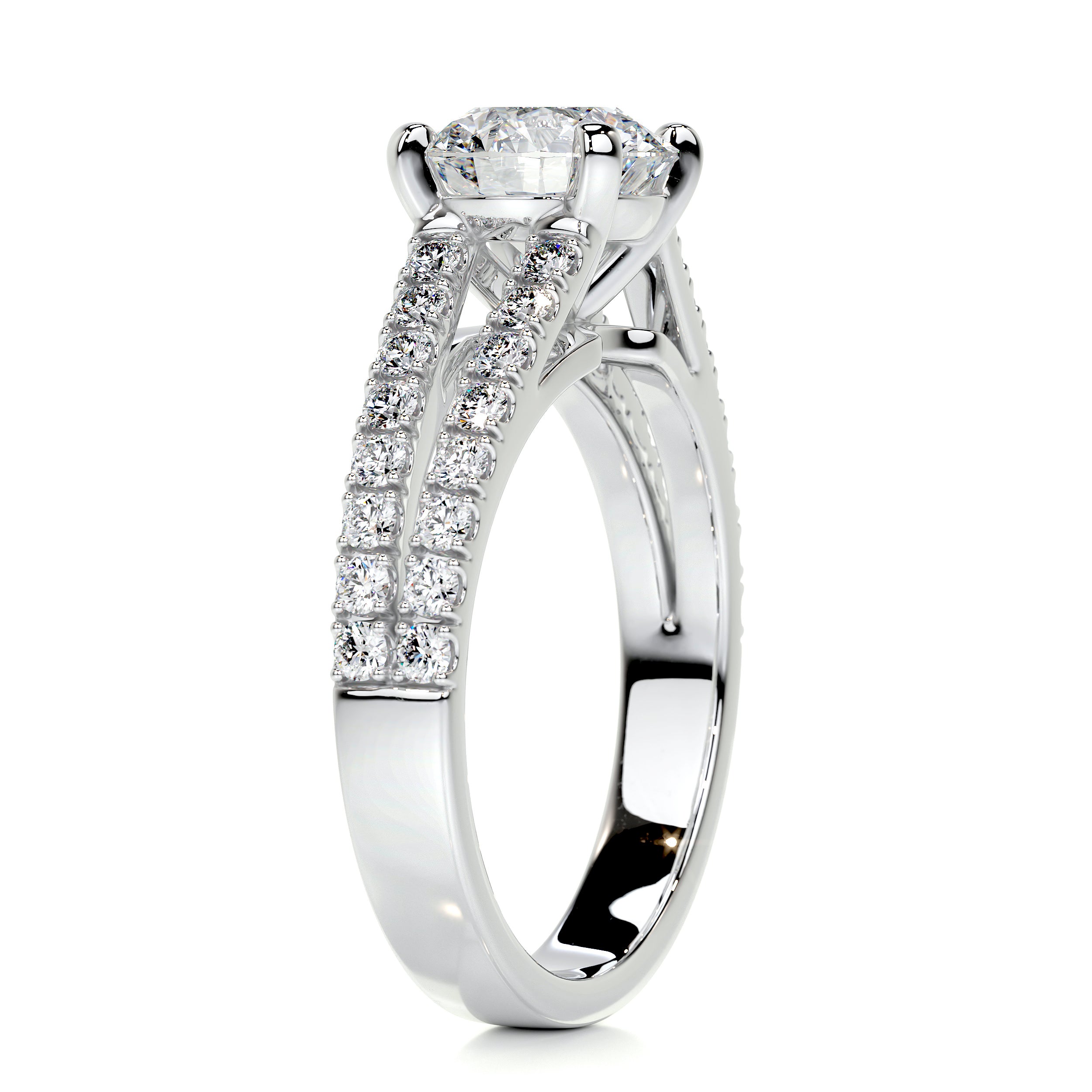 Sadie Diamond Engagement Ring -14K White Gold