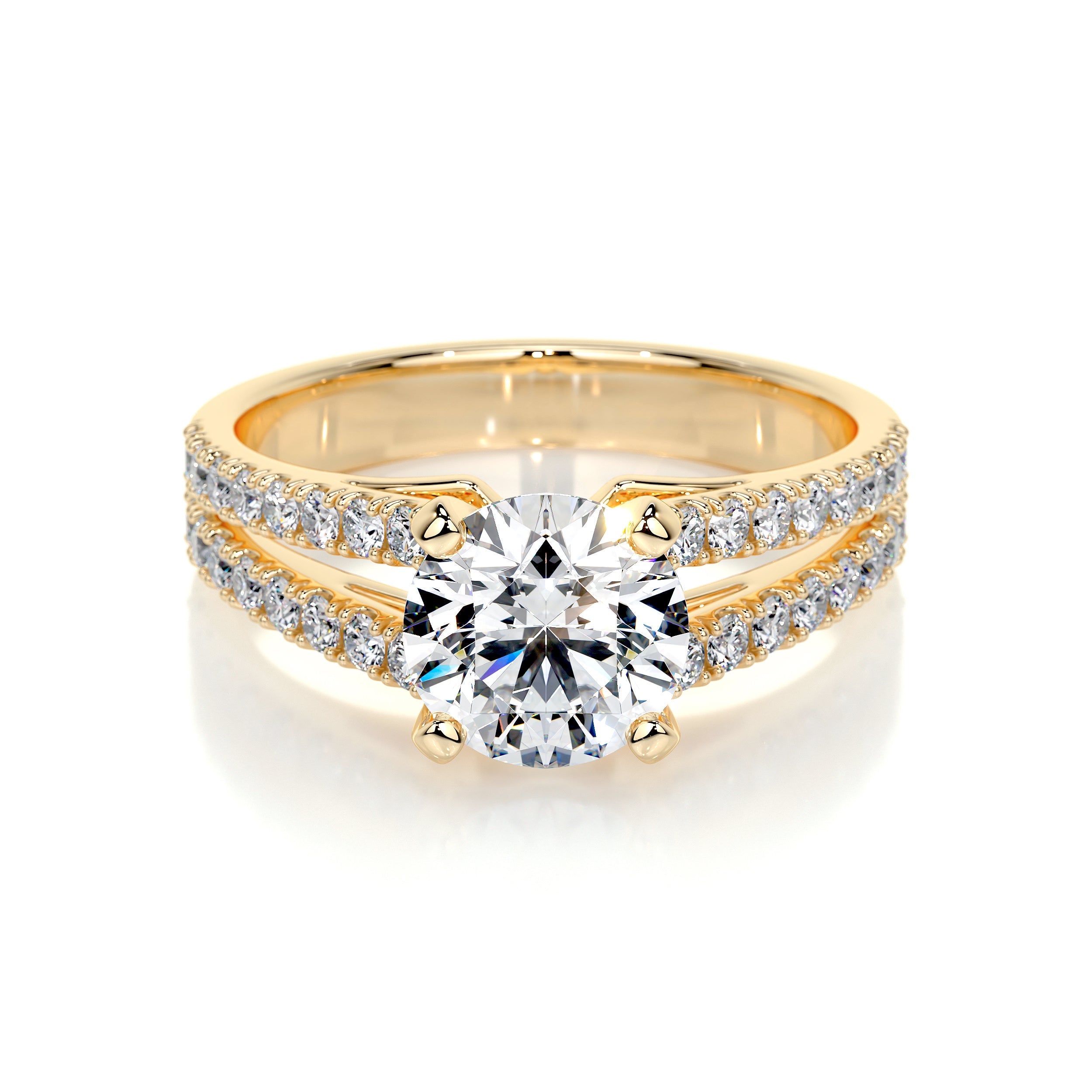 Sadie Lab Grown Diamond Ring -18K Yellow Gold