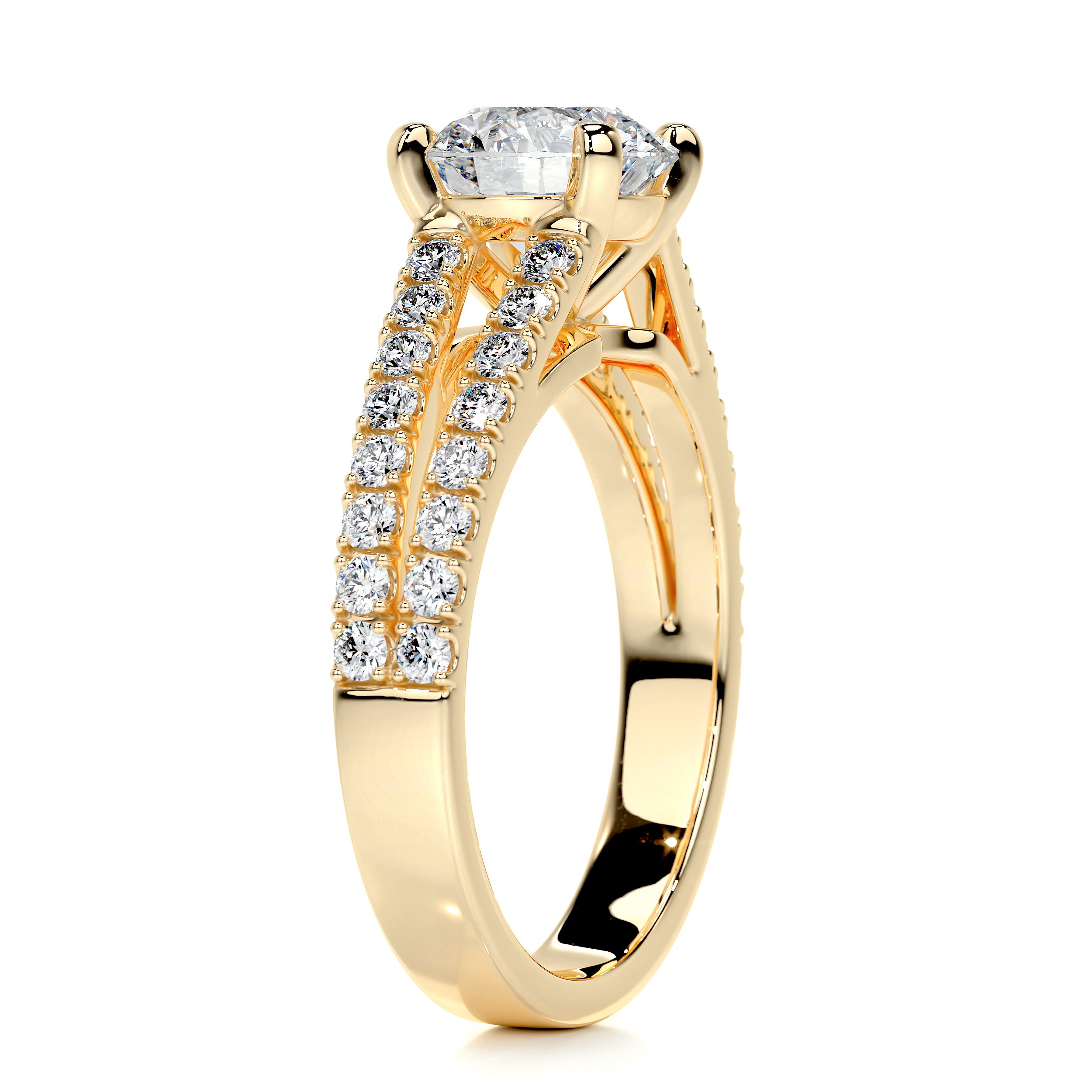 Sadie Diamond Engagement Ring -18K Yellow Gold