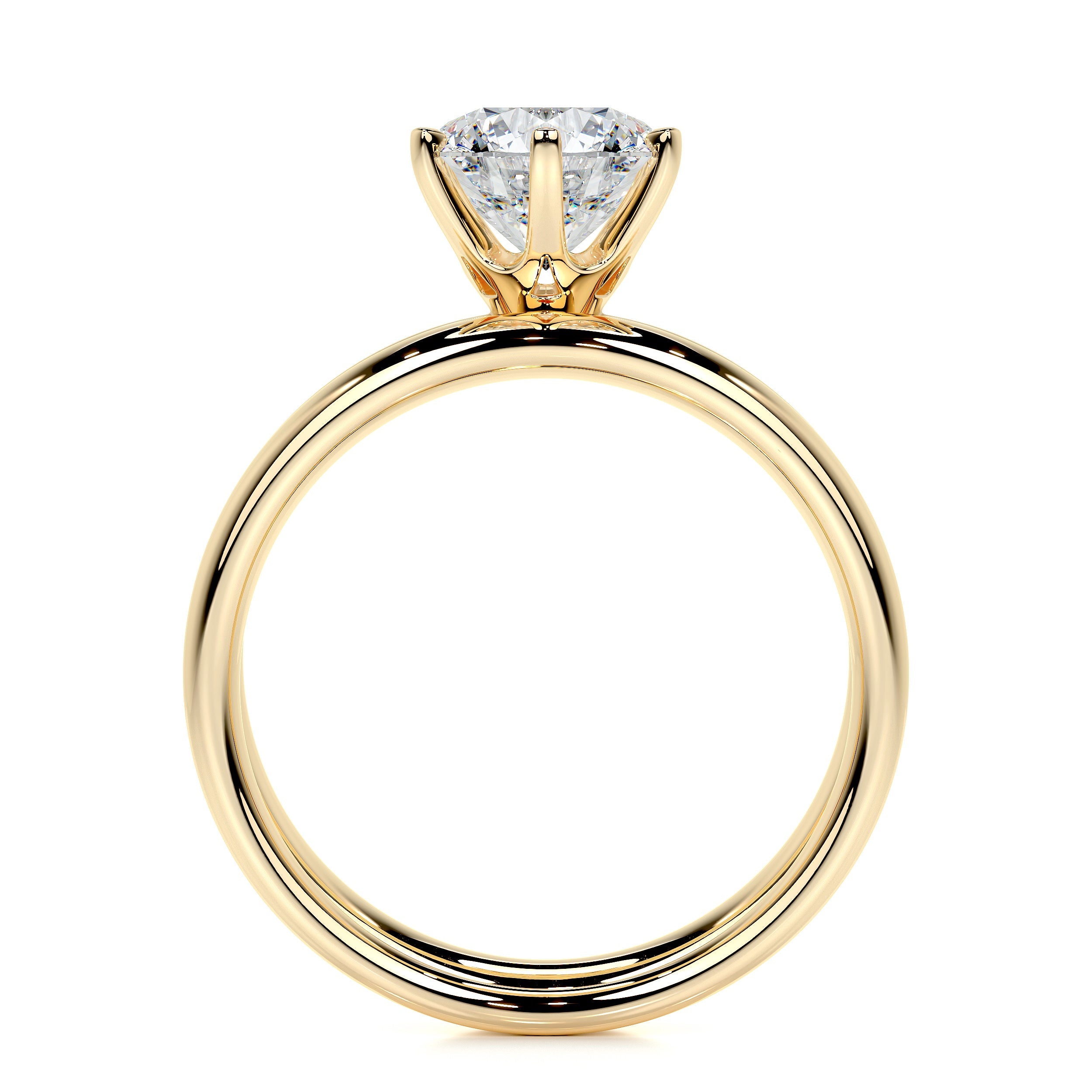 Samantha Lab Grown Diamond Bridal Set -18K Yellow Gold