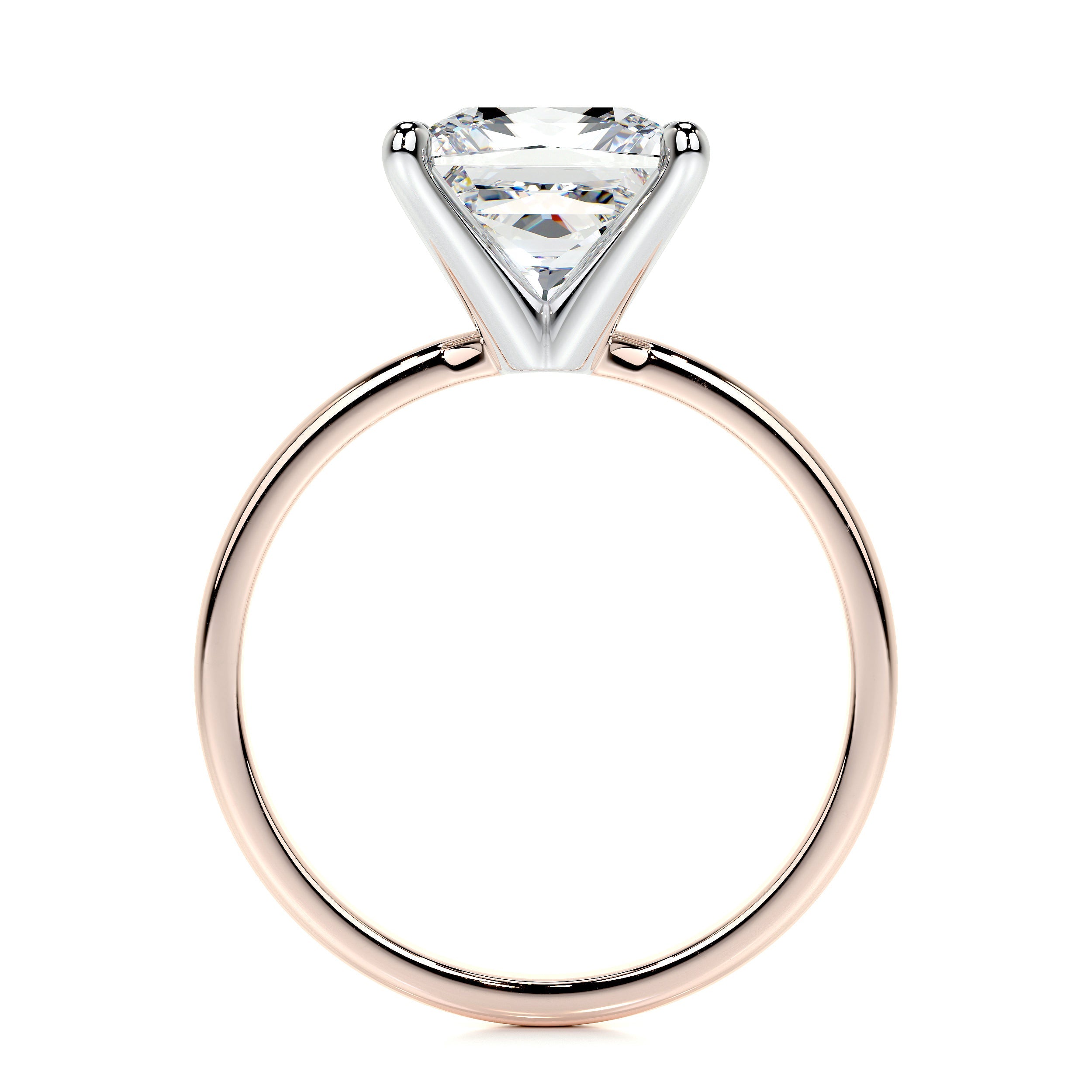 Jessica Lab Grown Diamond Ring (3 Carat) -14K Rose Gold
