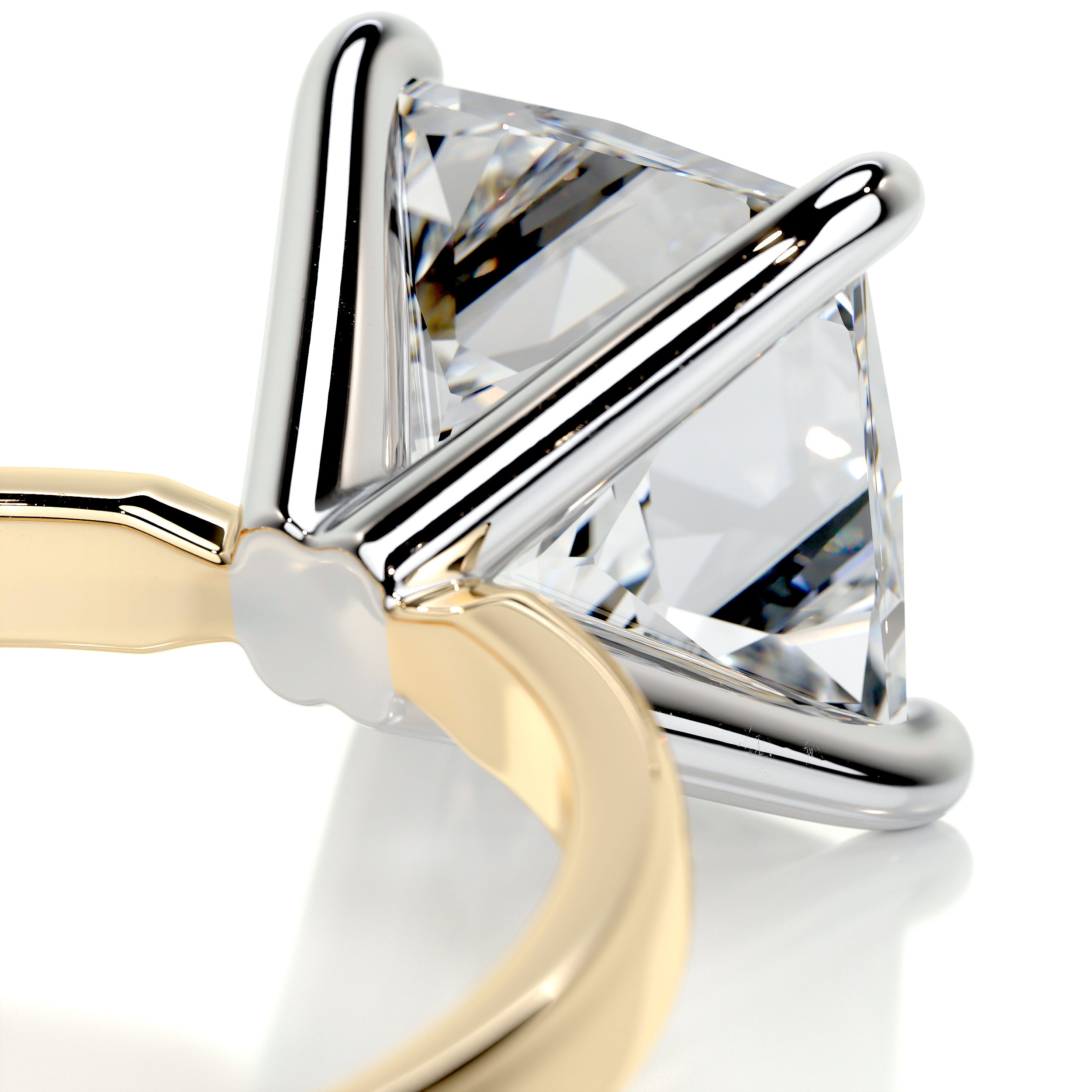 Jessica Diamond Engagement Ring -18K Yellow Gold