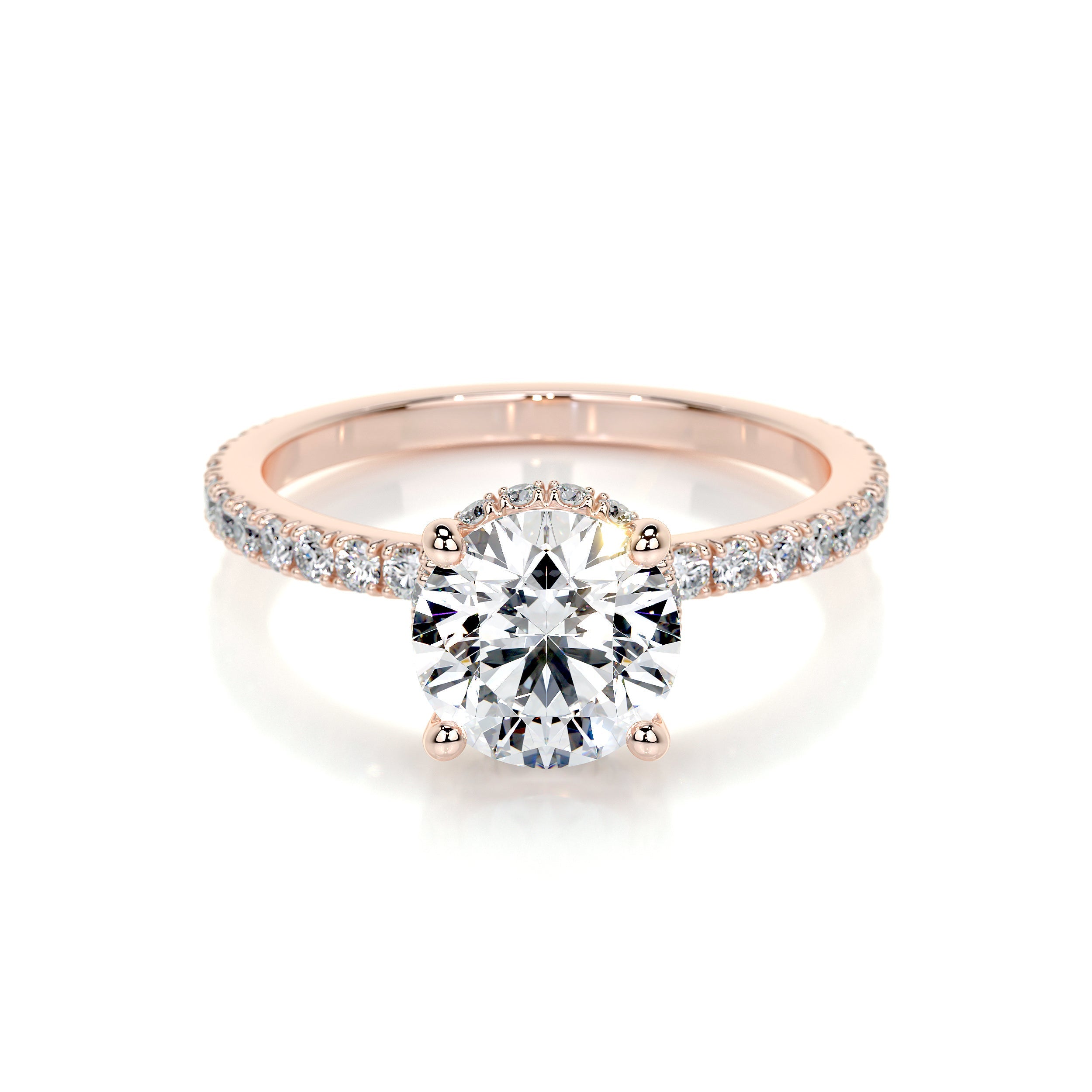 Vivienne Lab Grown Diamond Ring -14K Rose Gold