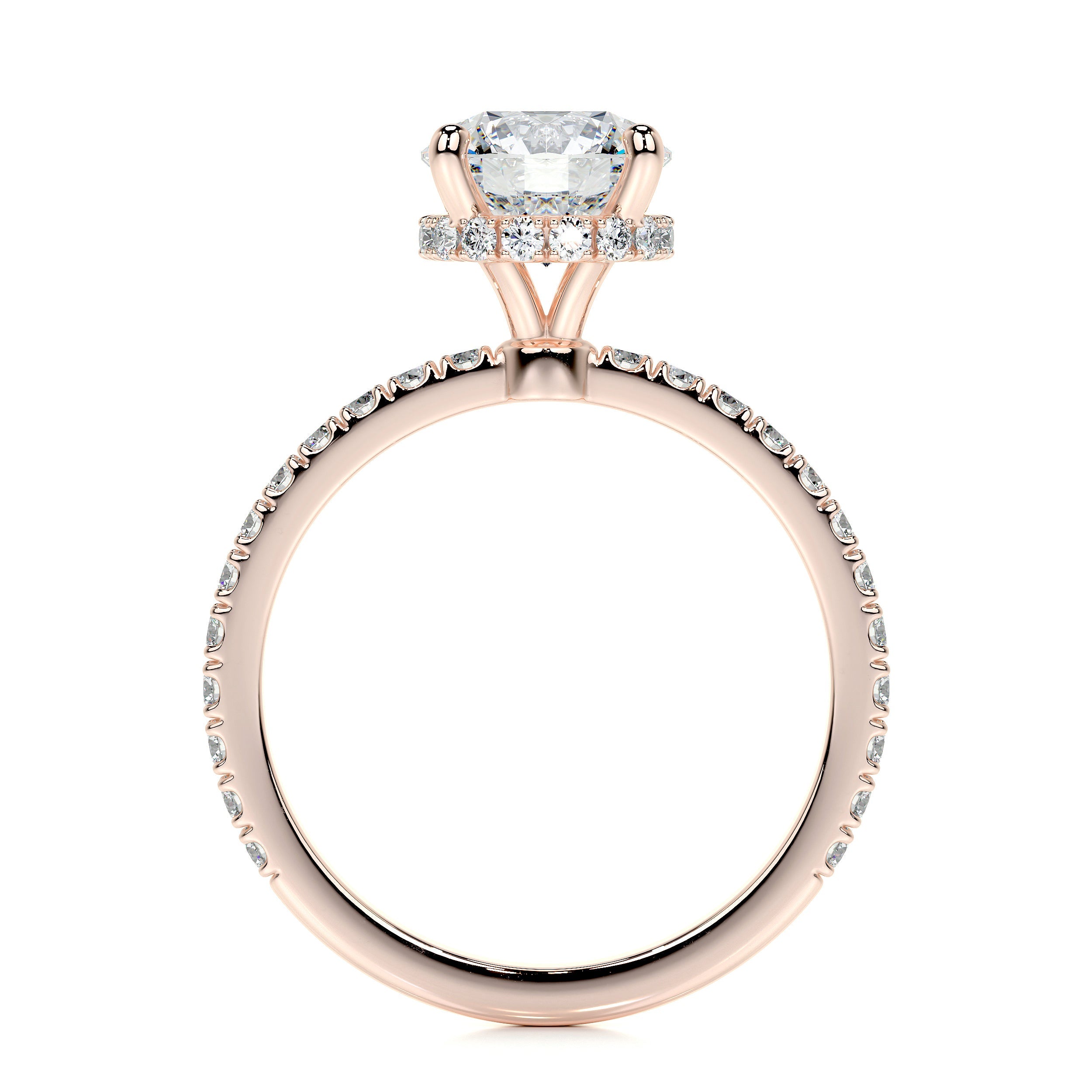 Vivienne Lab Grown Diamond Ring -14K Rose Gold