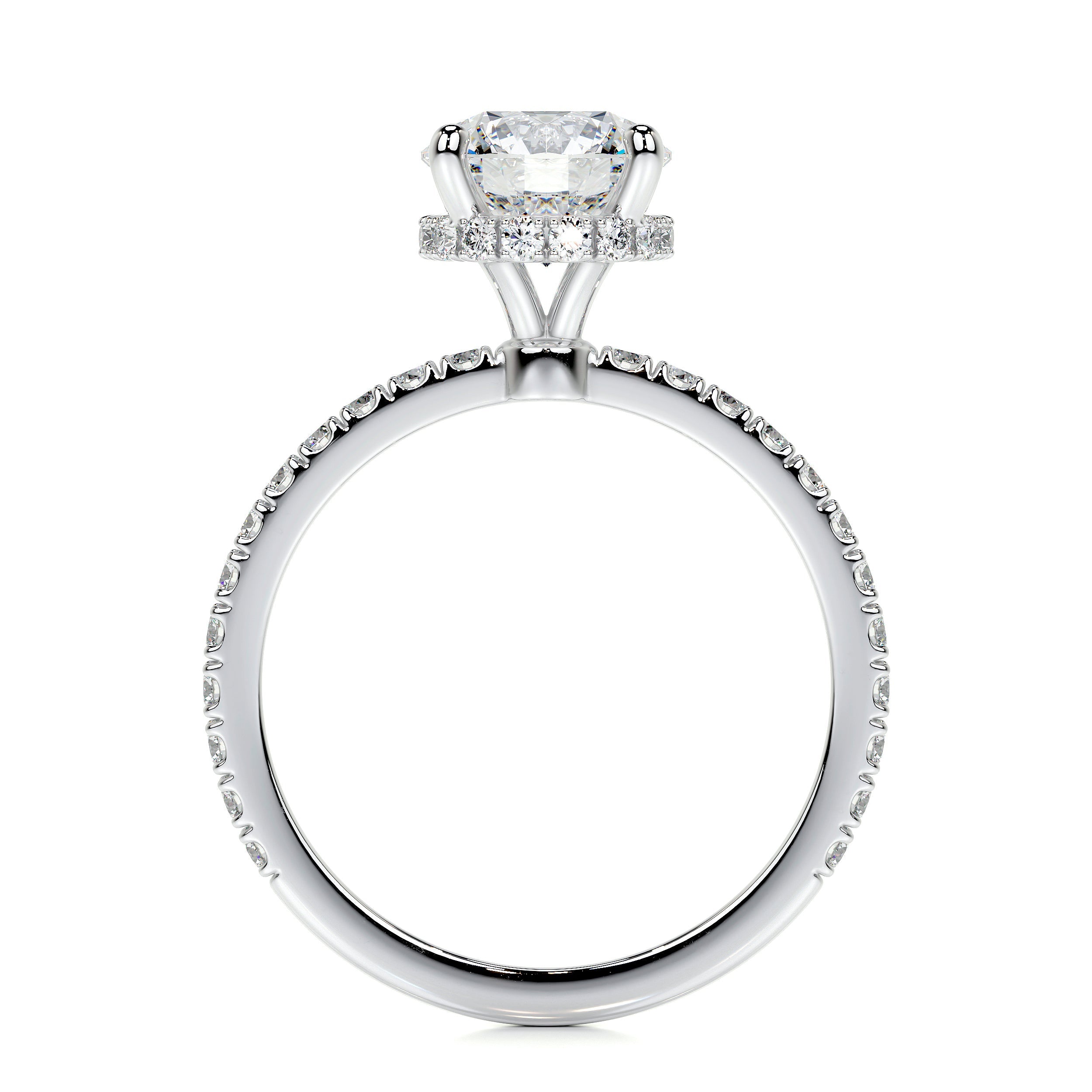 Vivienne Lab Grown Diamond Ring -14K White Gold