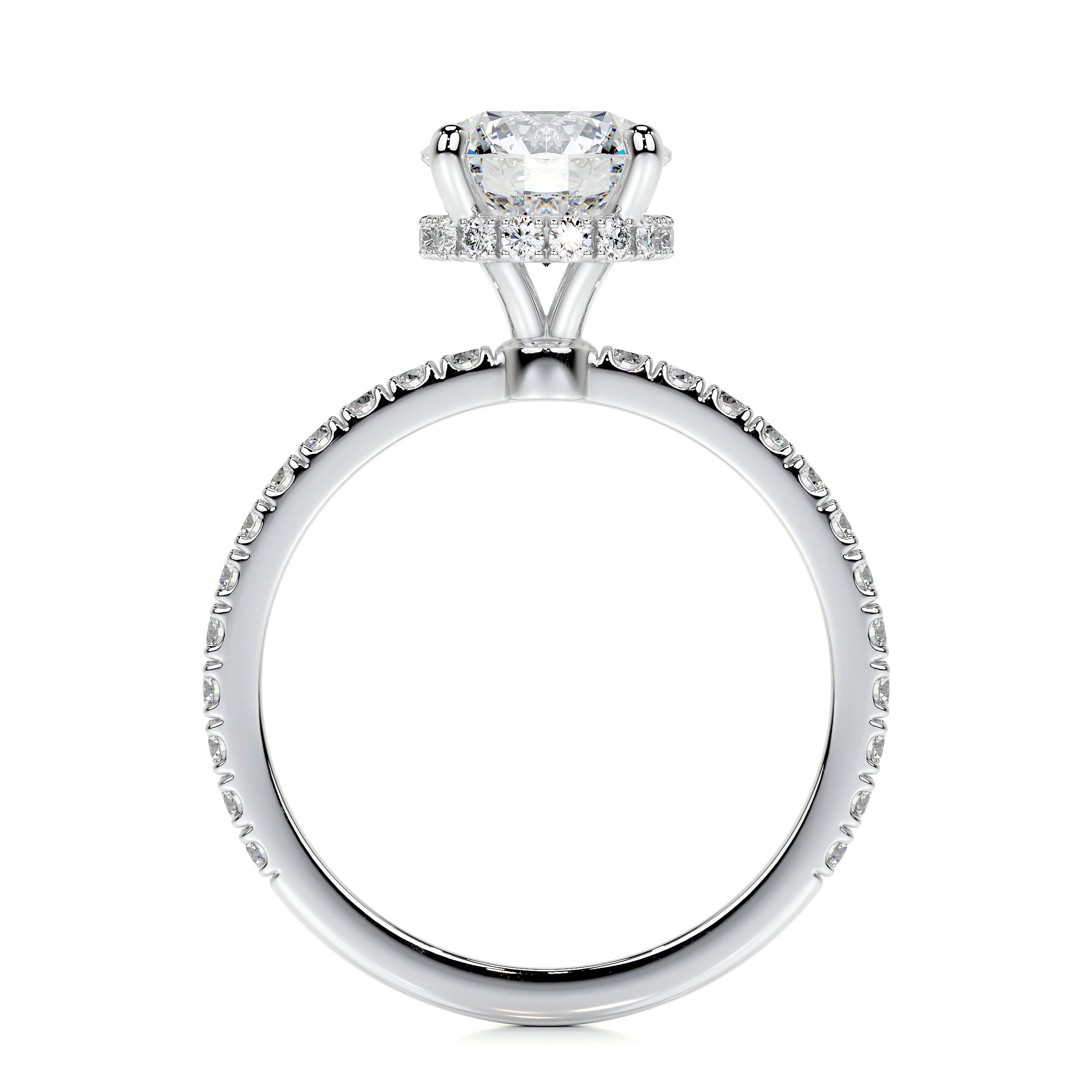 Vivienne Lab Grown Diamond Ring -18K White Gold