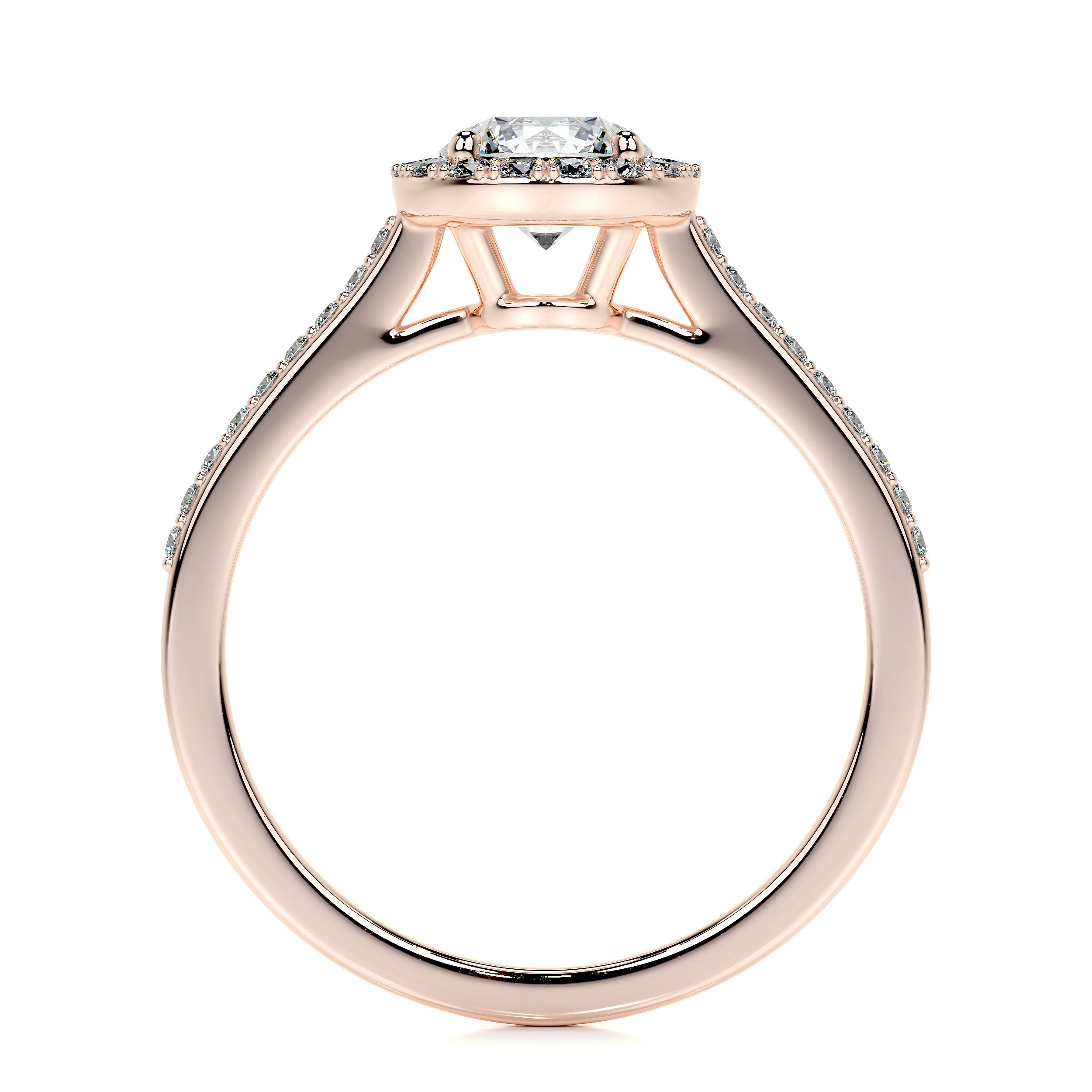 Layla Lab Grown Diamond Ring -14K Rose Gold