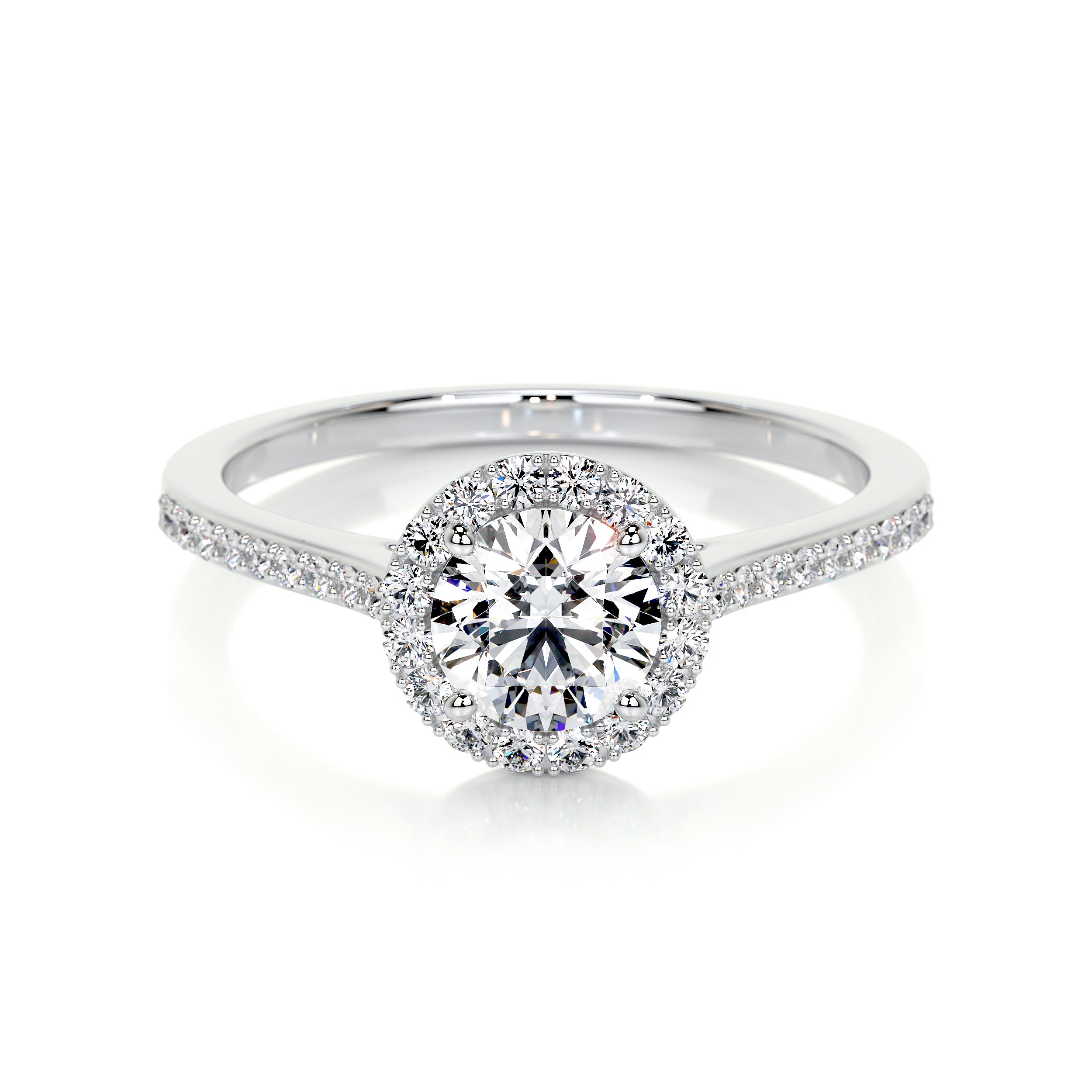 Layla Lab Grown Diamond Ring -14K White Gold