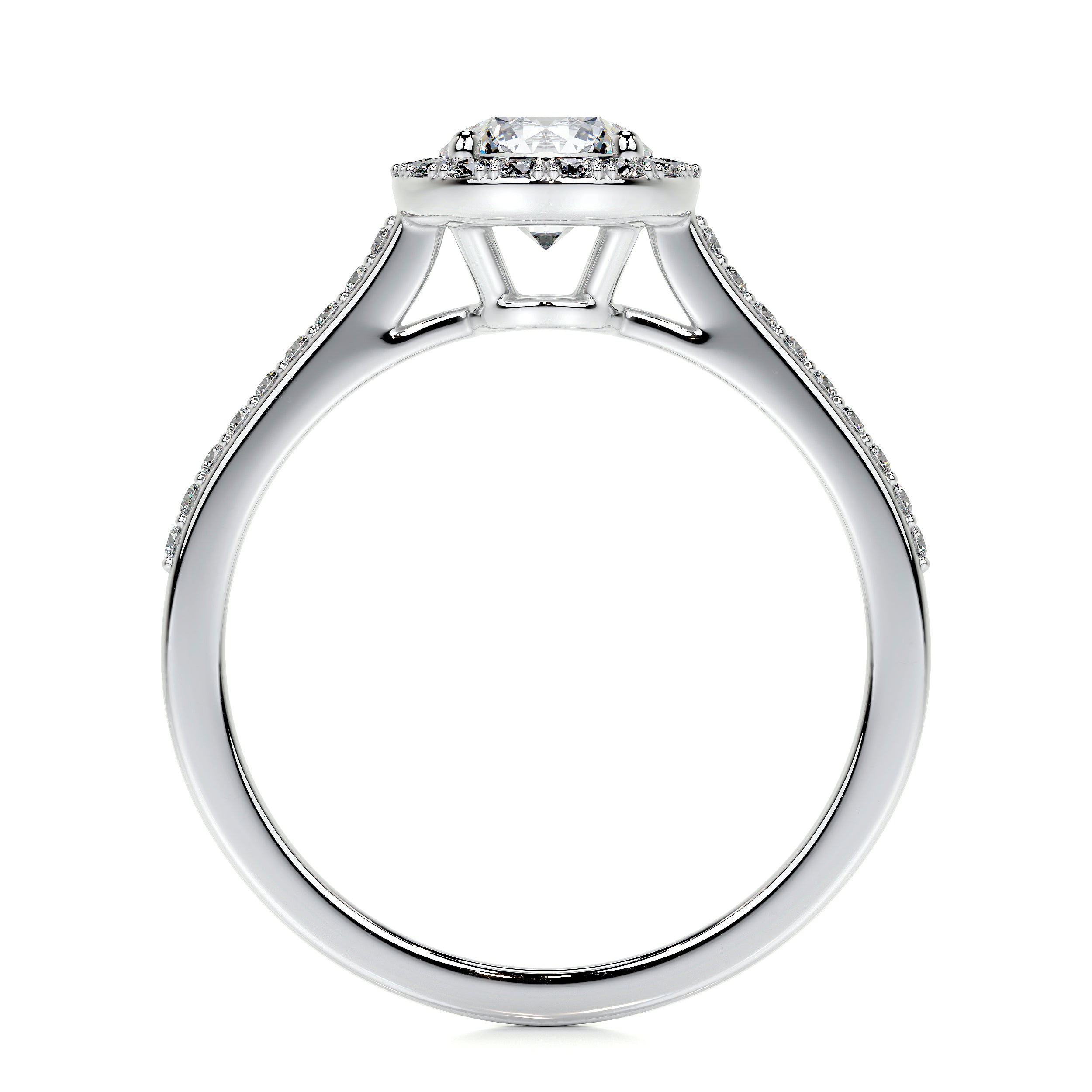 Layla Lab Grown Diamond Ring -14K White Gold