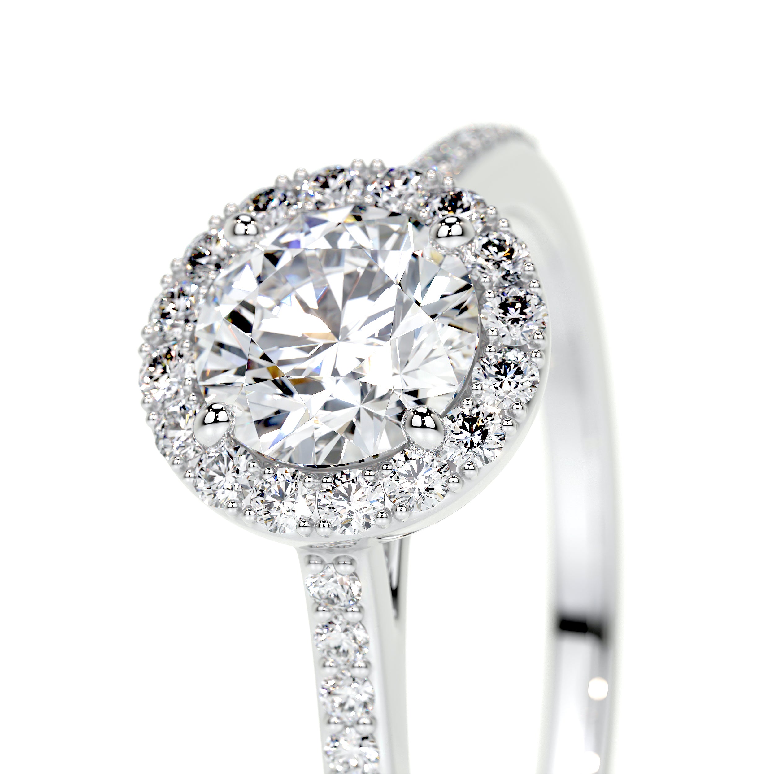 Layla Lab Grown Diamond Ring -14K White Gold