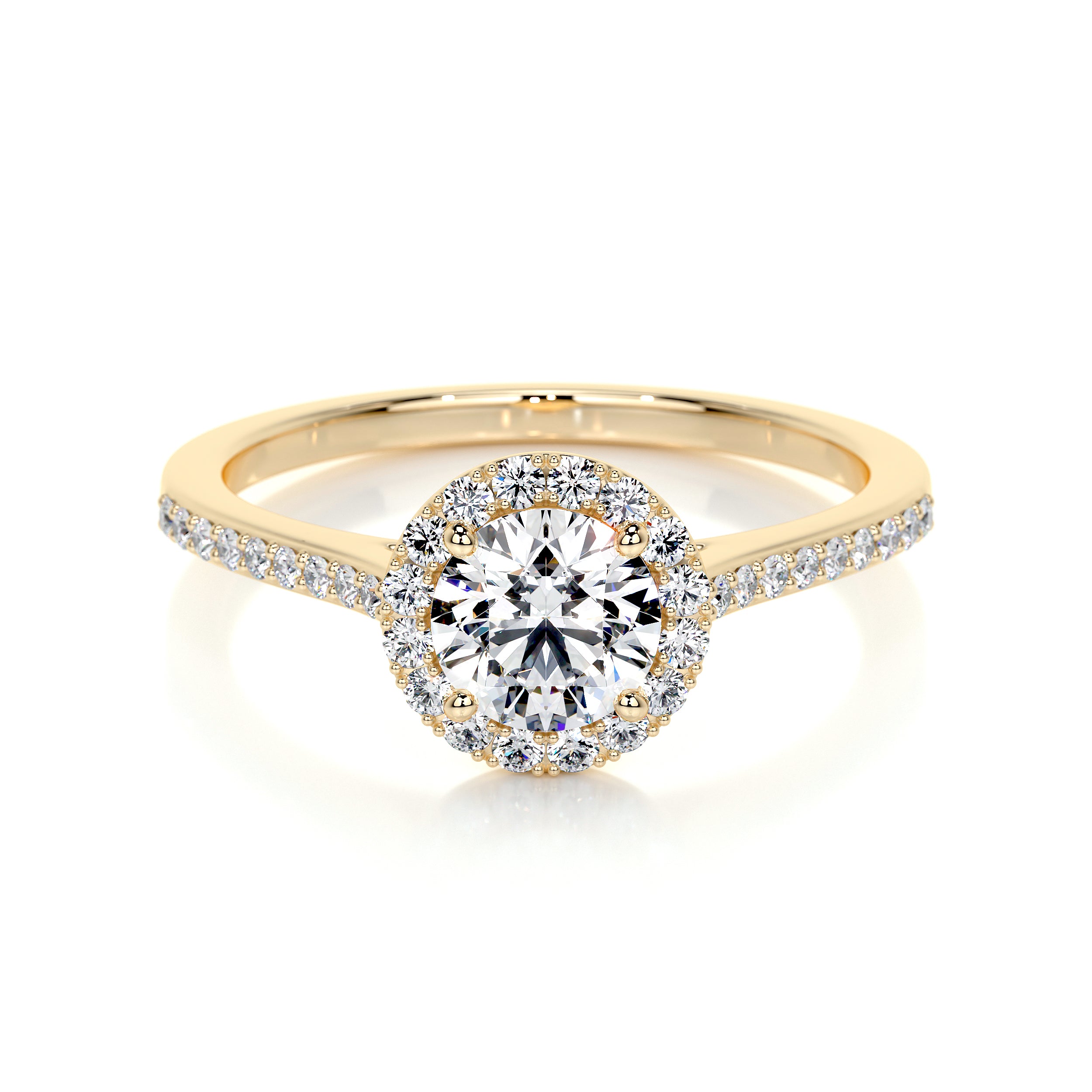 Layla Lab Grown Diamond Ring -18K Yellow Gold