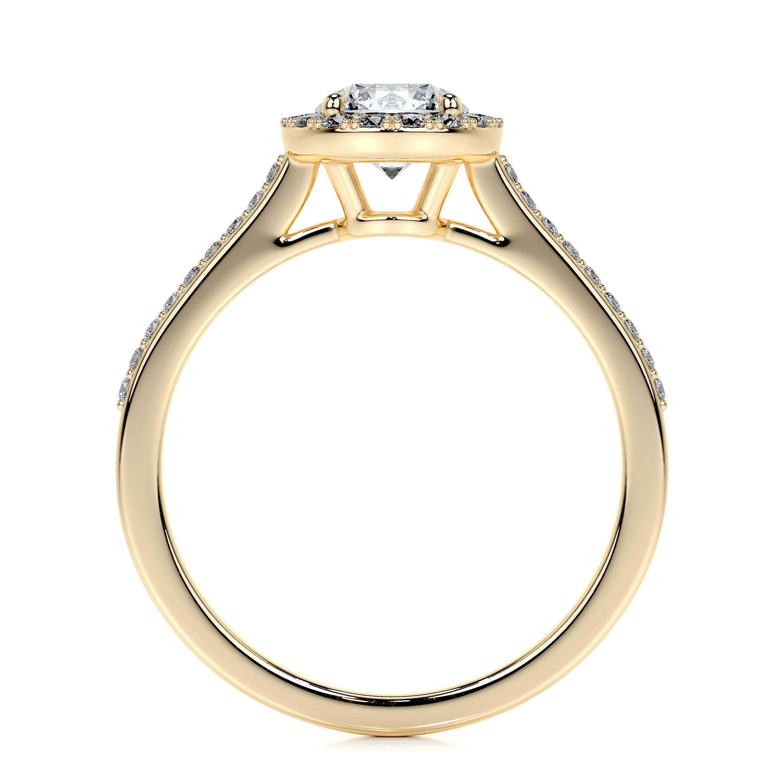 Layla Lab Grown Diamond Ring -18K Yellow Gold