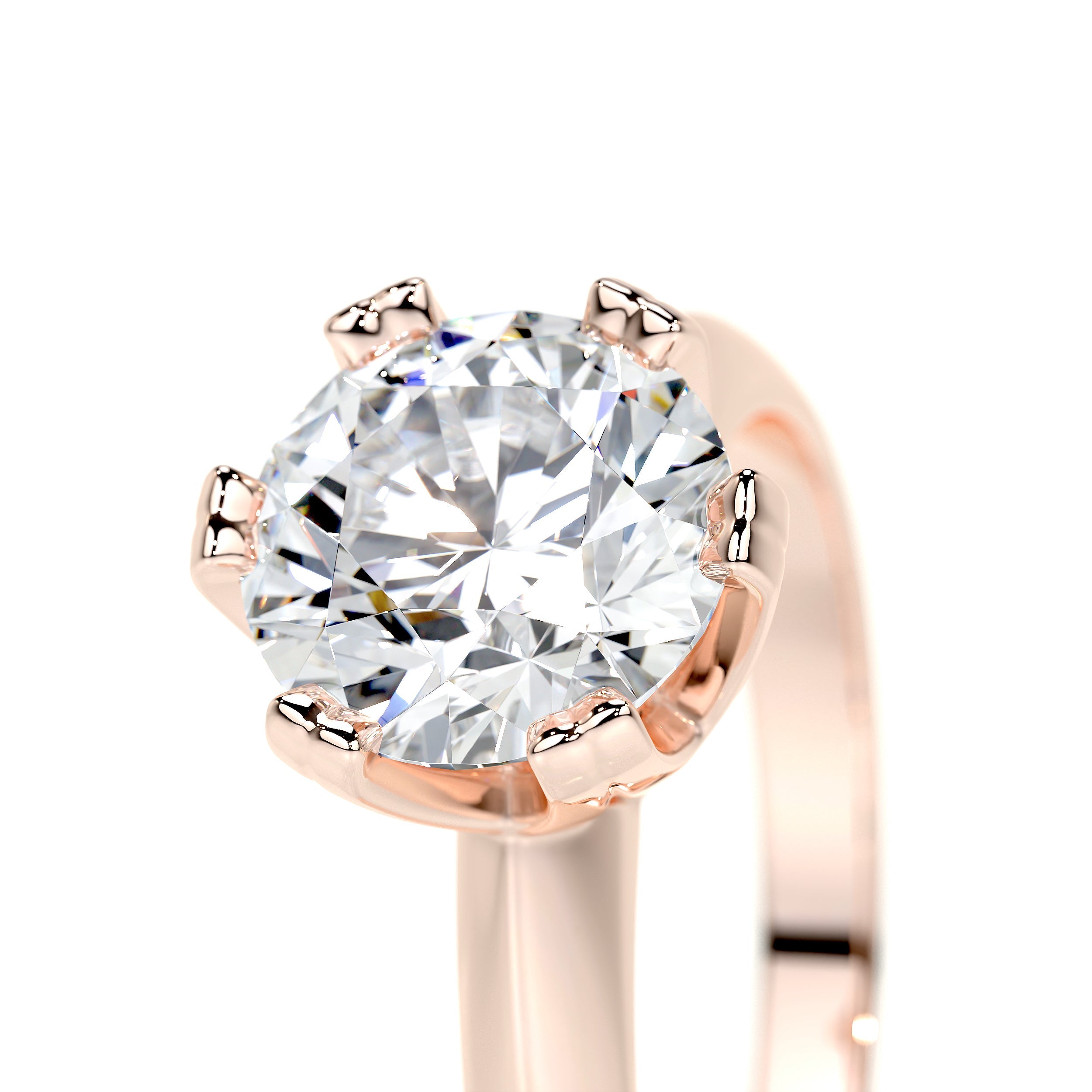 Alexis Lab Grown Diamond Ring   (1.5 Carat) -14K Rose Gold