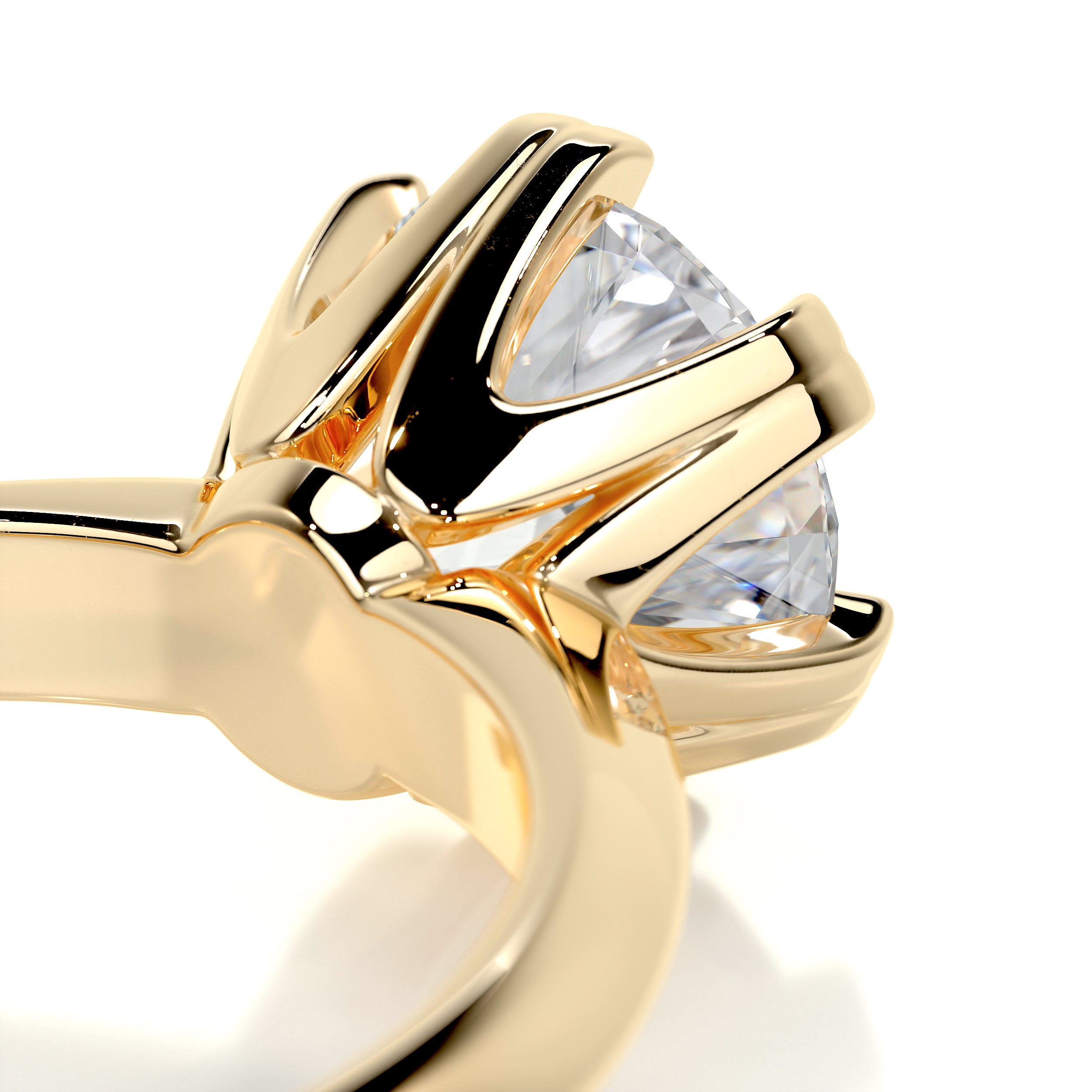Alexis Diamond Engagement Ring -18K Yellow Gold