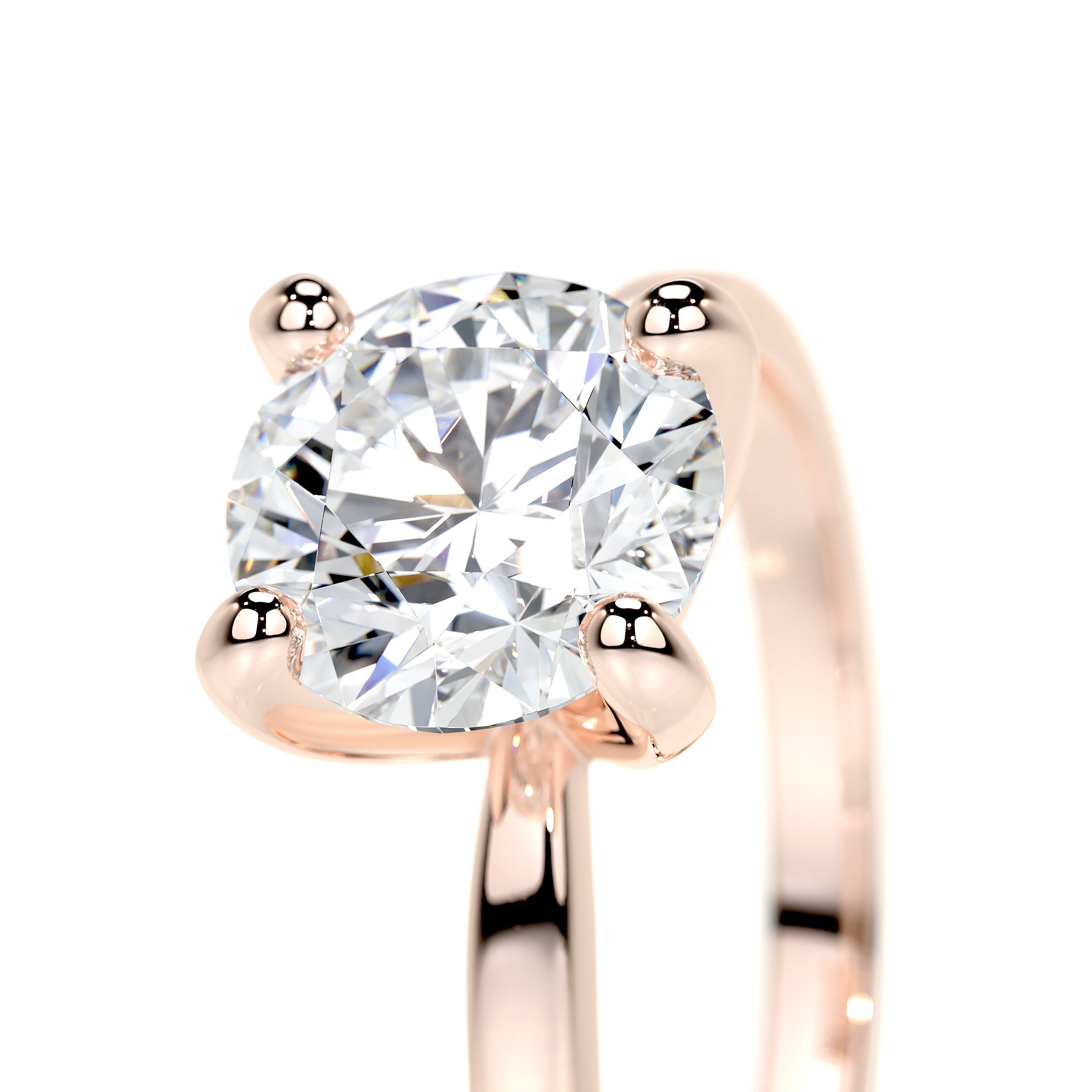 Jessica Lab Grown Diamond Ring   (1.5 Carat) -14K Rose Gold