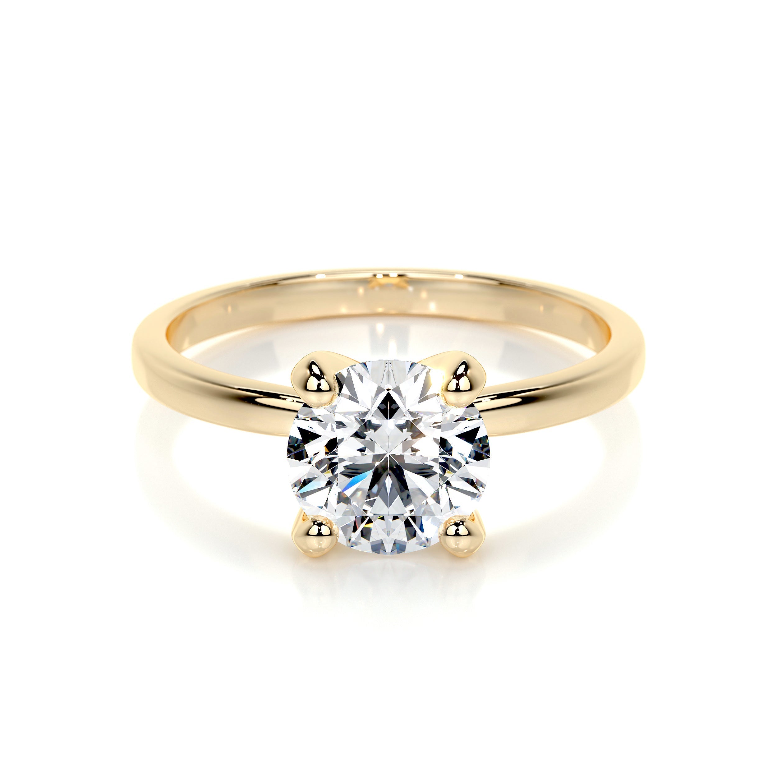 Jessica Lab Grown Diamond Ring (1.5 Carat) -18K Yellow Gold