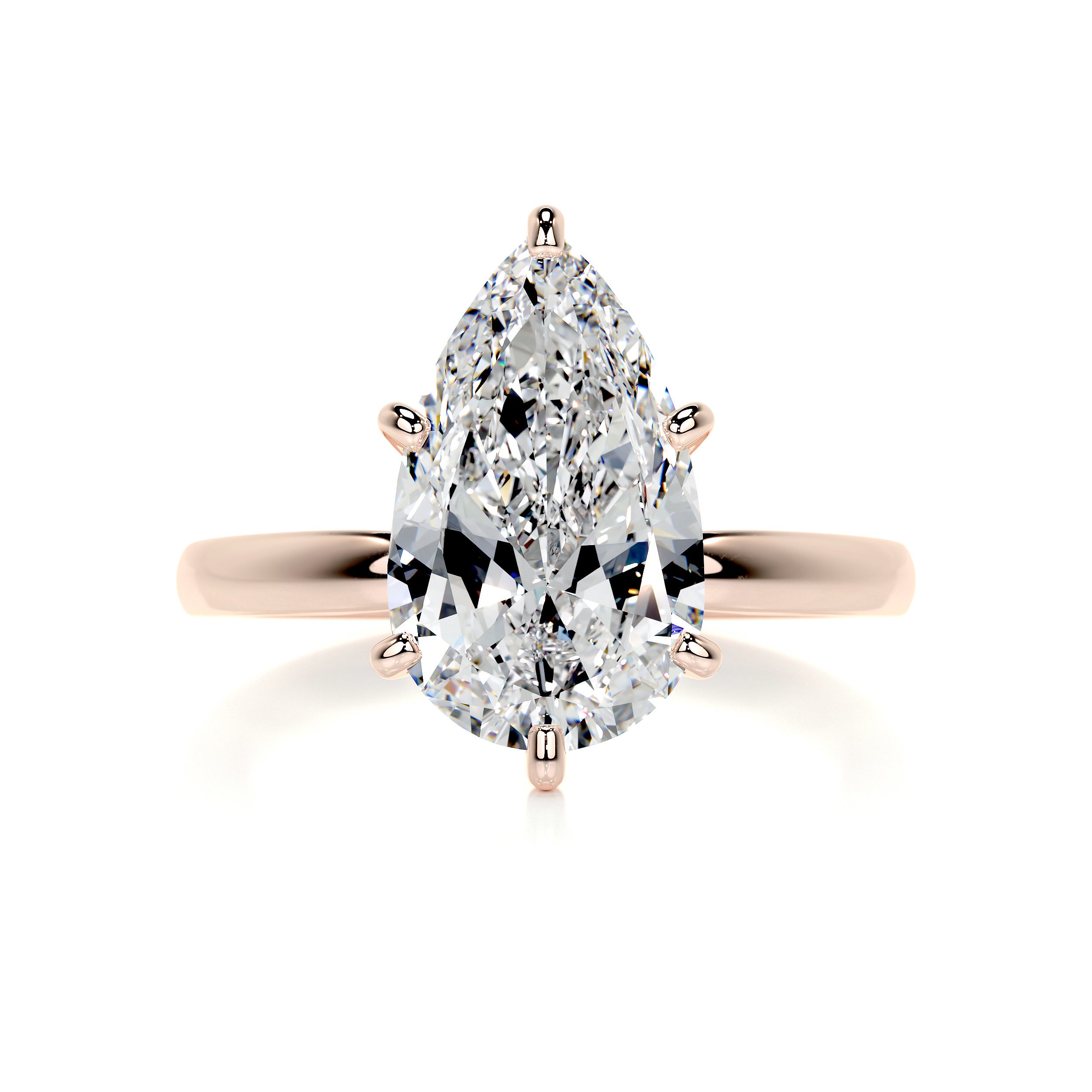 Adaline Diamond Engagement Ring -14K Rose Gold