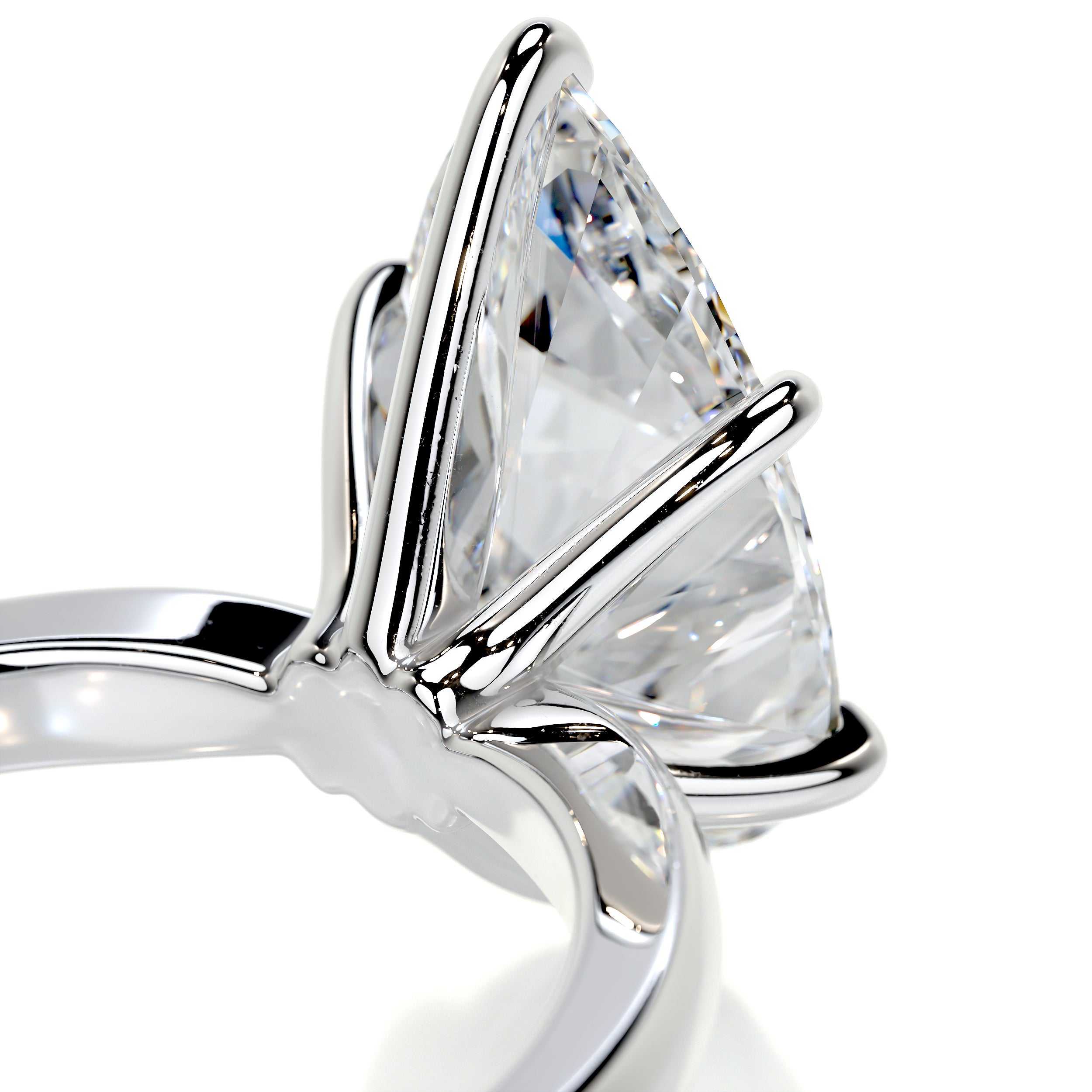 Adaline Diamond Engagement Ring -14K White Gold