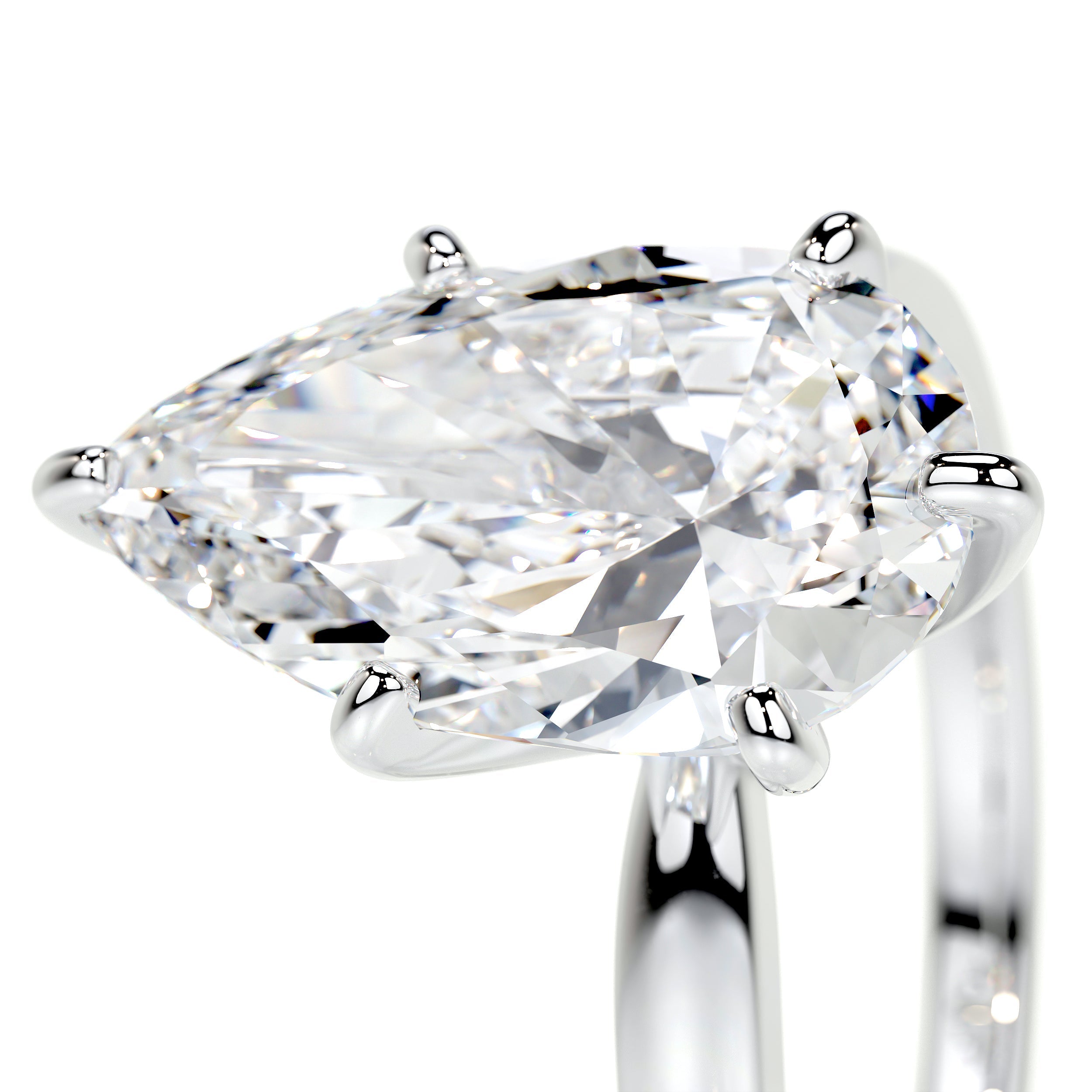 Adaline Lab Grown Diamond Ring (5 Carat) -Platinum