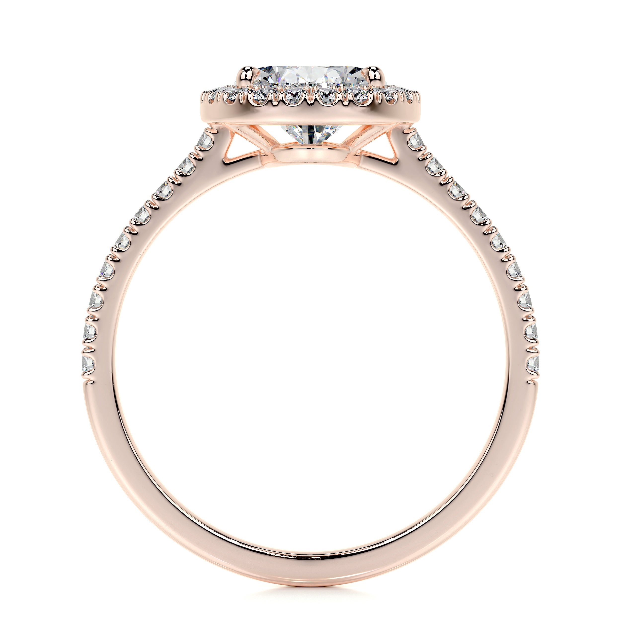Sophia Lab Grown Diamond Ring -14K Rose Gold