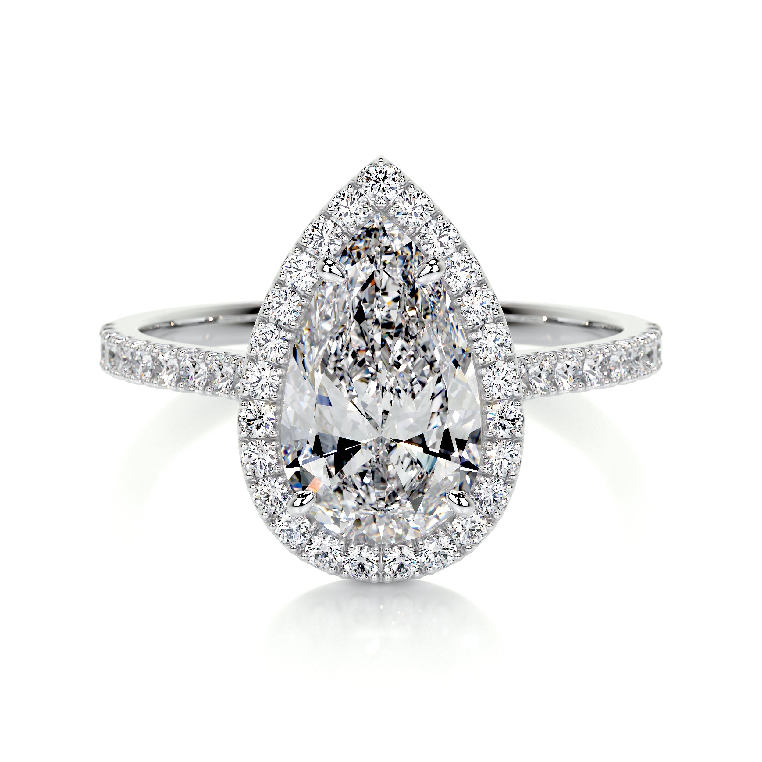Sophia Lab Grown Diamond Ring -14K White Gold
