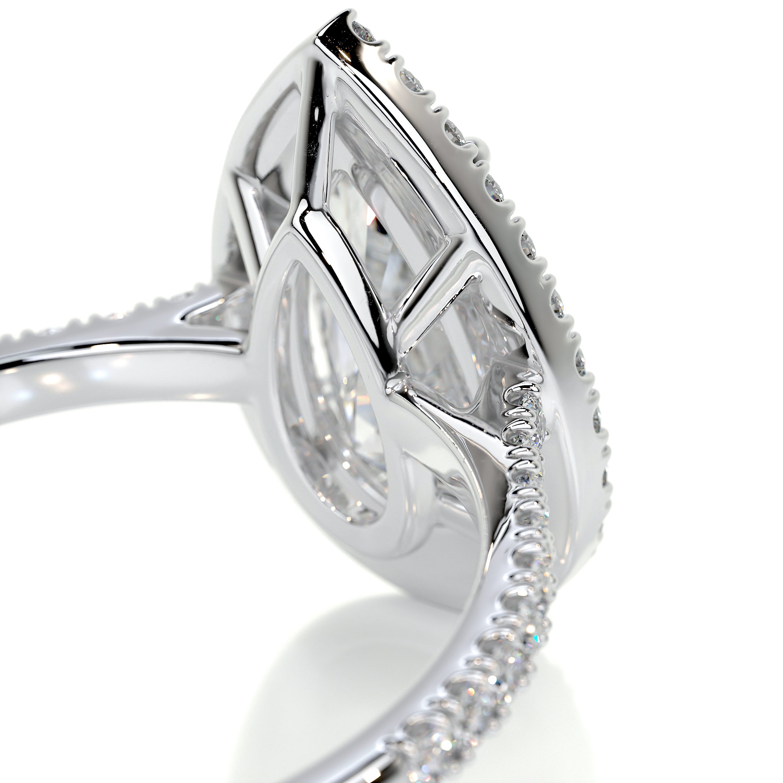 Sophia Diamond Engagement Ring -14K White Gold