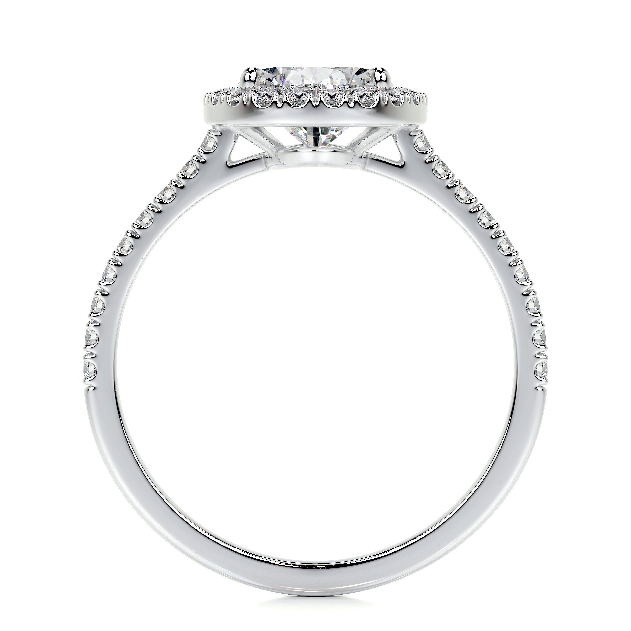 Sophia Lab Grown Diamond Ring -14K White Gold