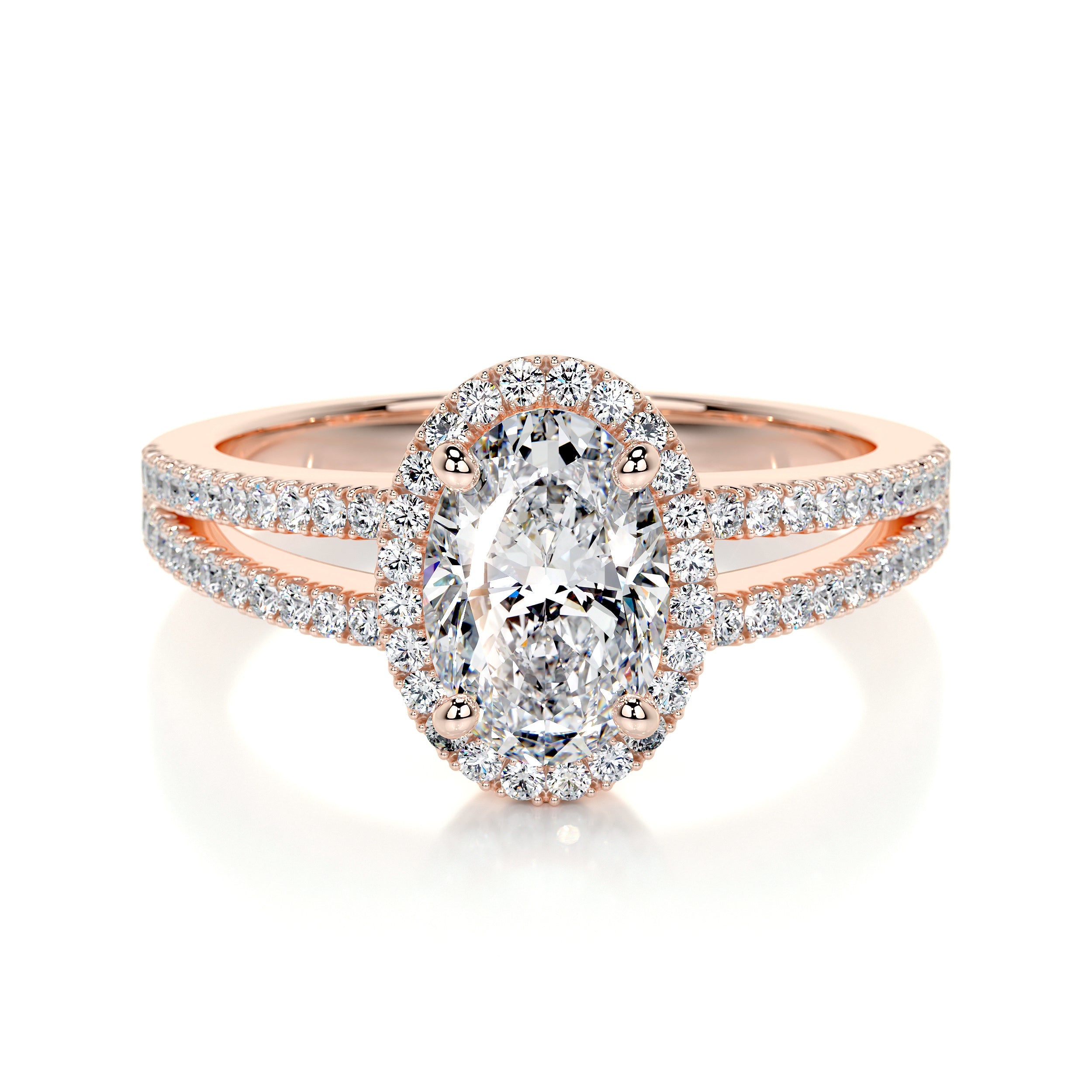 Brielle Lab Grown Diamond Ring (1.2 Carat) -14K Rose Gold