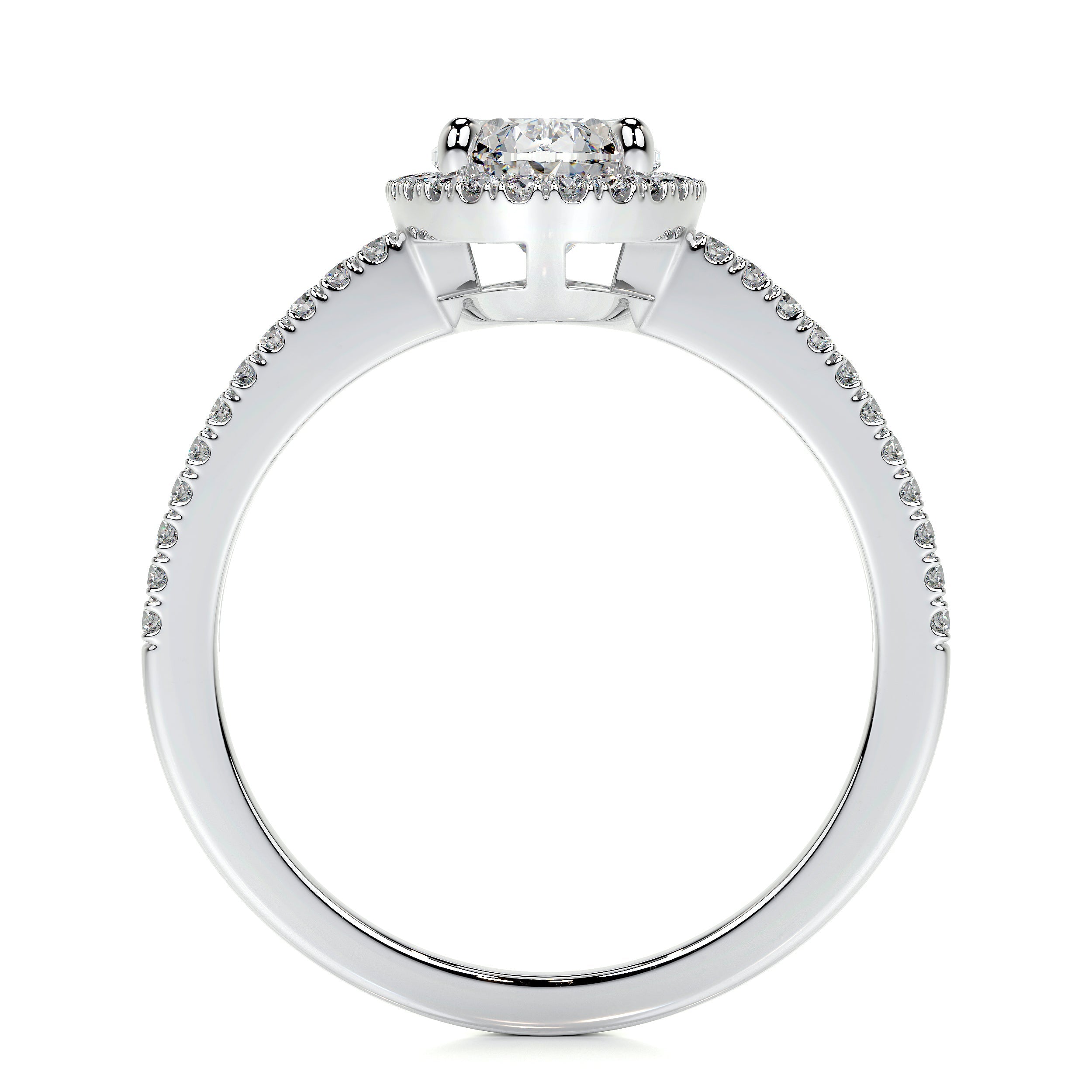 Brielle Lab Grown Diamond Ring (1.2 Carat) -14K White Gold