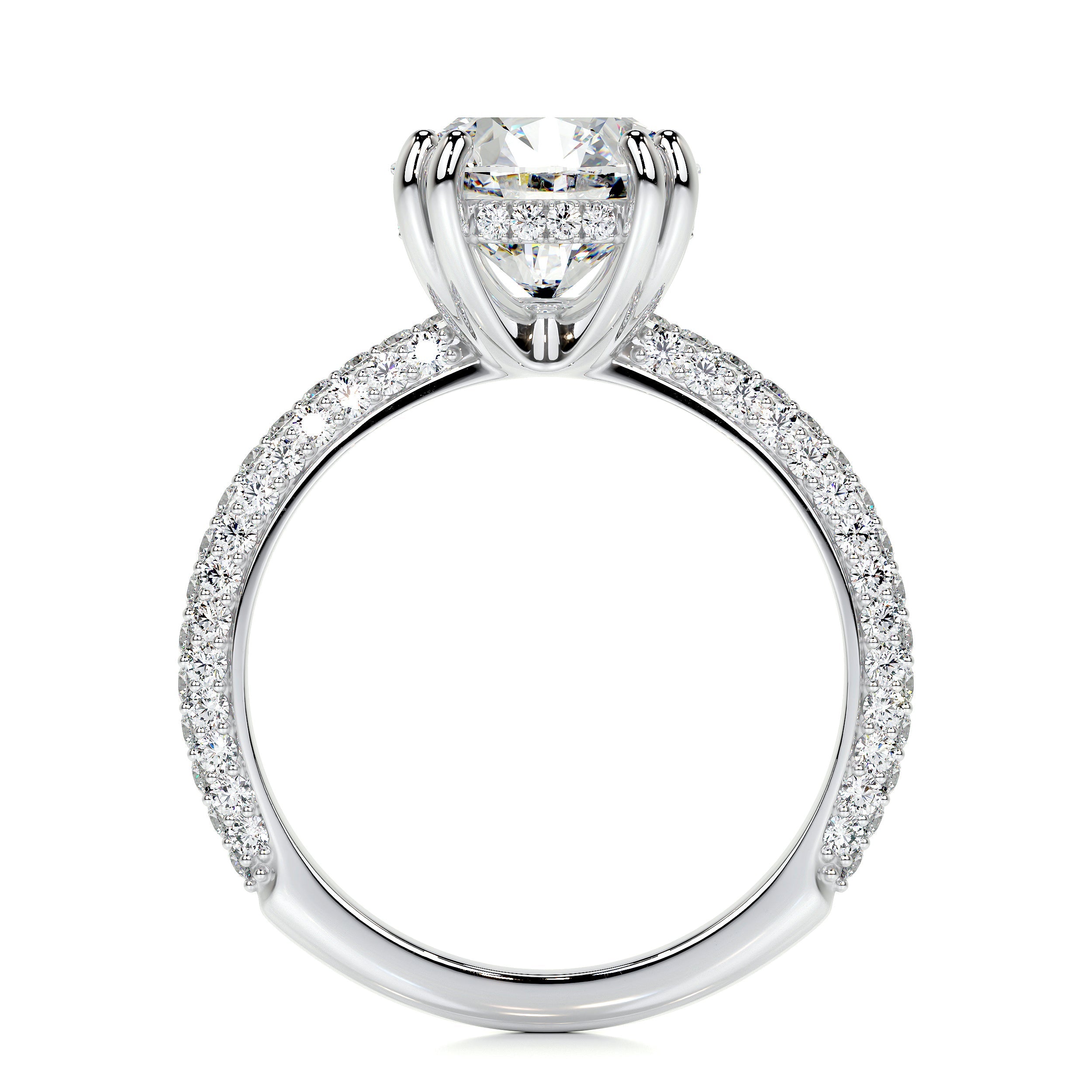 Lorena Lab Grown Diamond Ring   (3.5 Carat) -Platinum