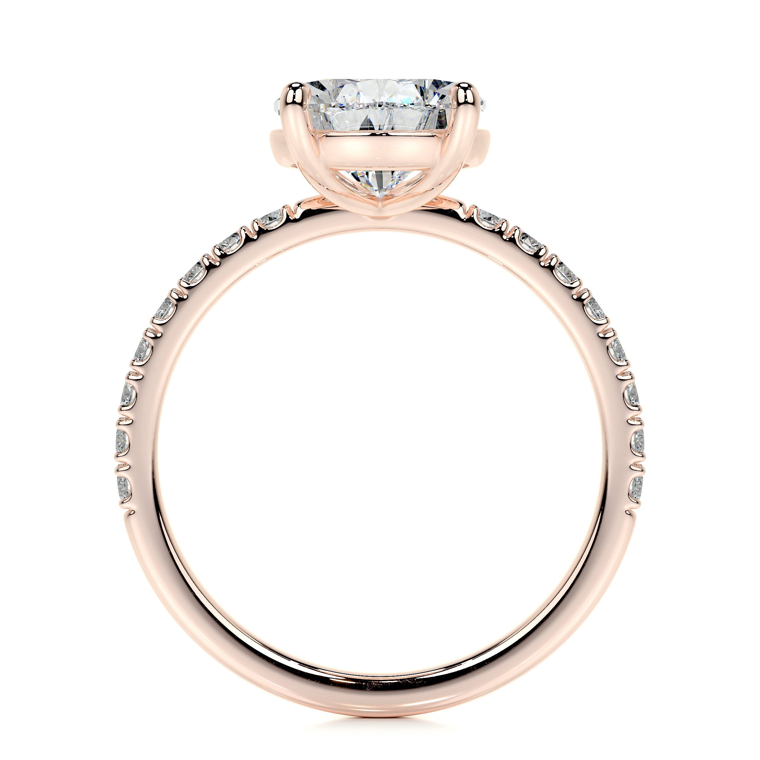 Jenny Lab Grown Diamond Ring   (5.5 Carat) -14K Rose Gold