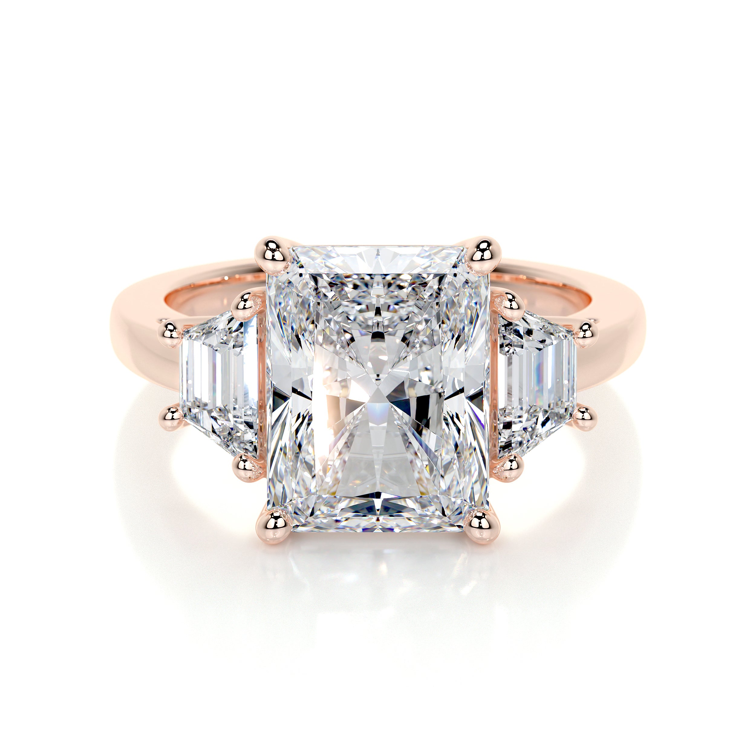 Skylar Lab Grown Diamond Ring -14K Rose Gold