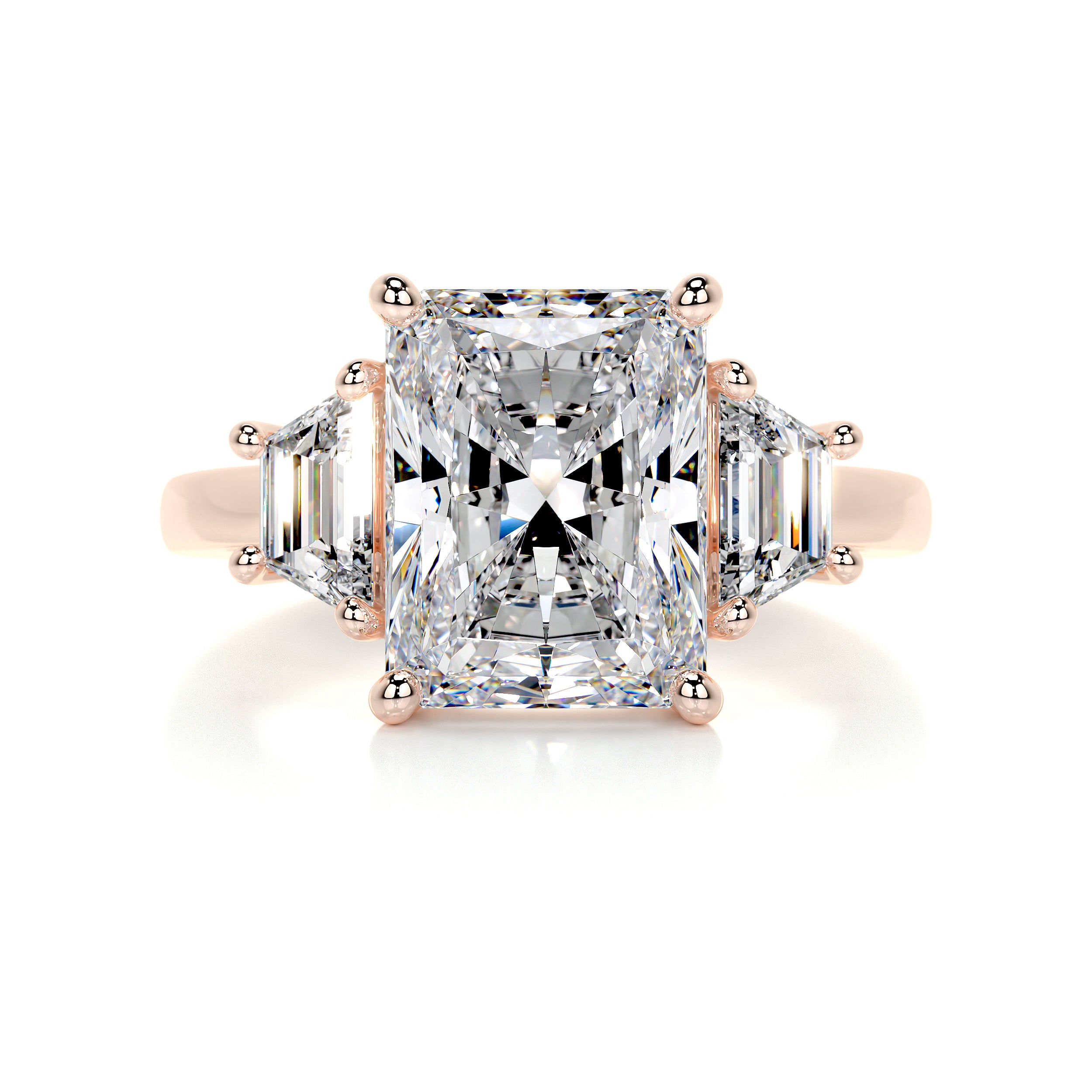 Skylar Diamond Engagement Ring -14K Rose Gold