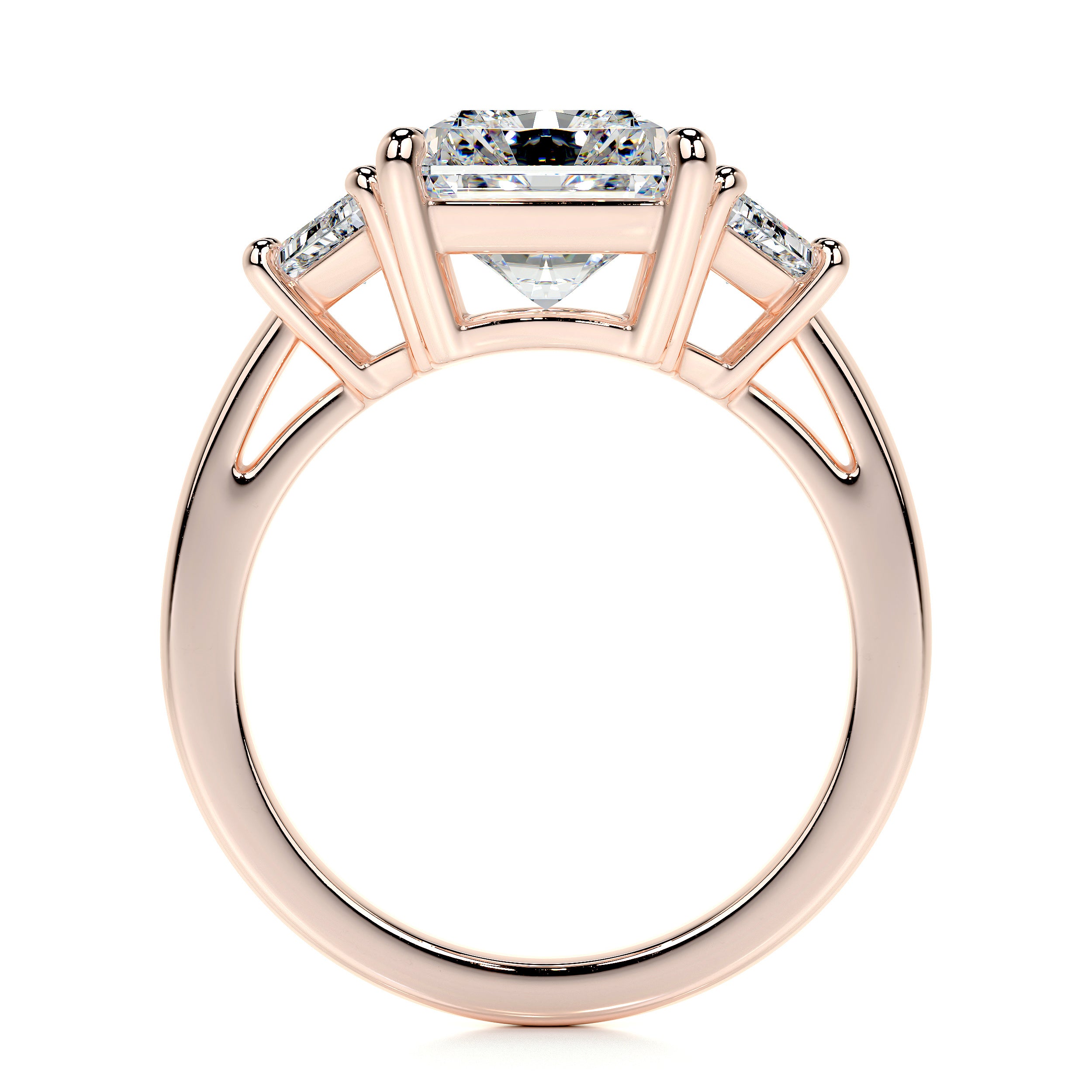 Skylar Lab Grown Diamond Ring (3.5 Carat) -14K Rose Gold