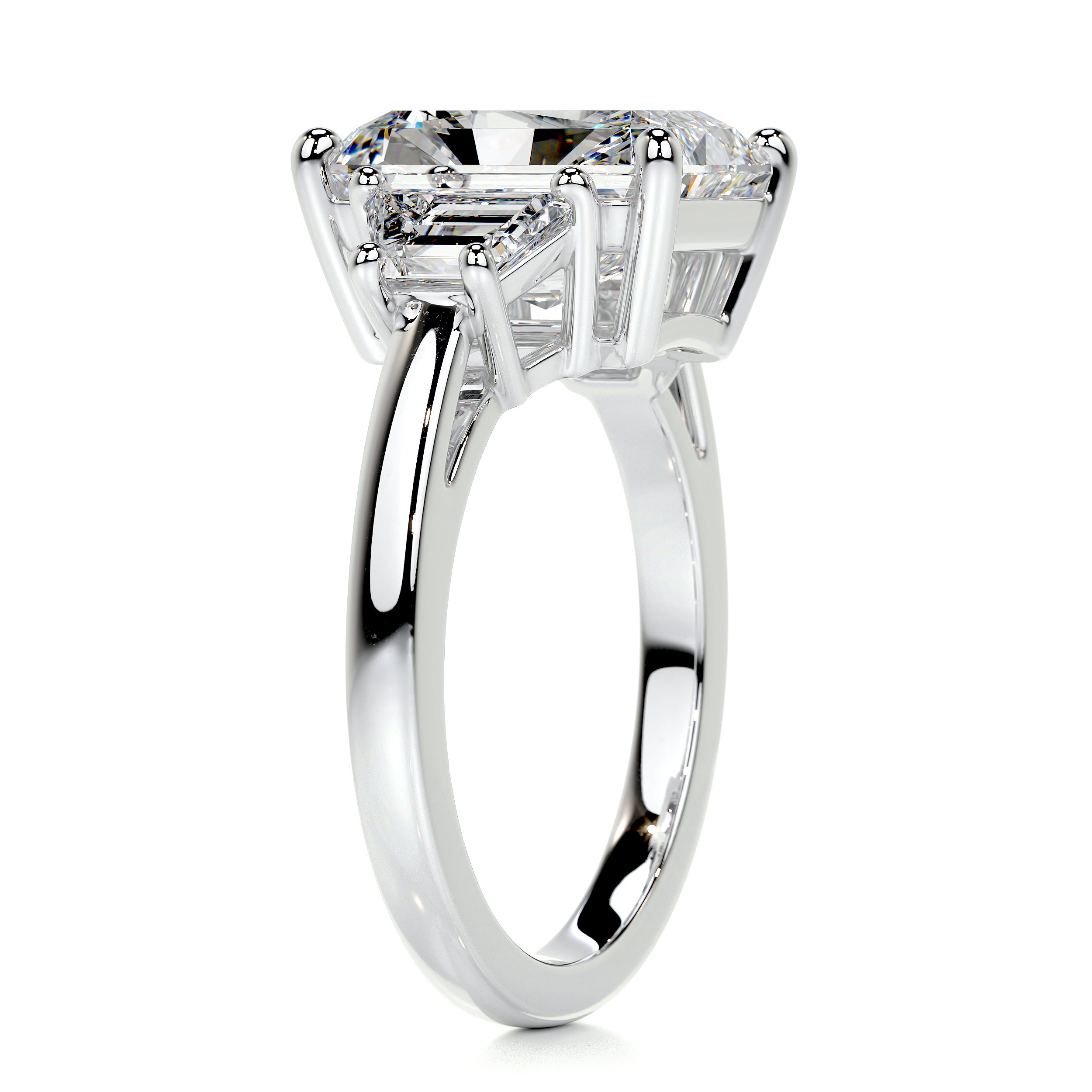 Skylar Diamond Engagement Ring -14K White Gold