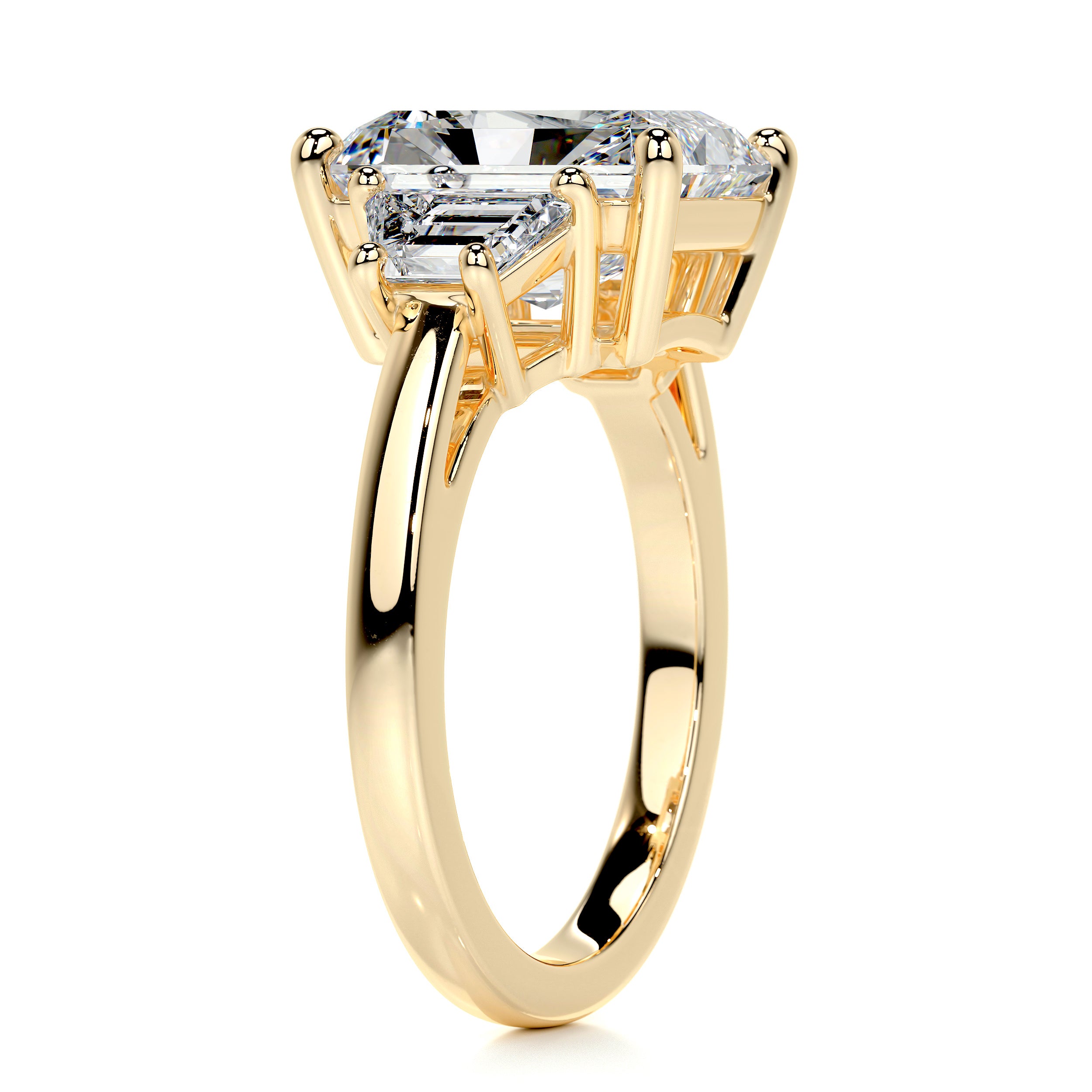 Skylar Diamond Engagement Ring -18K Yellow Gold