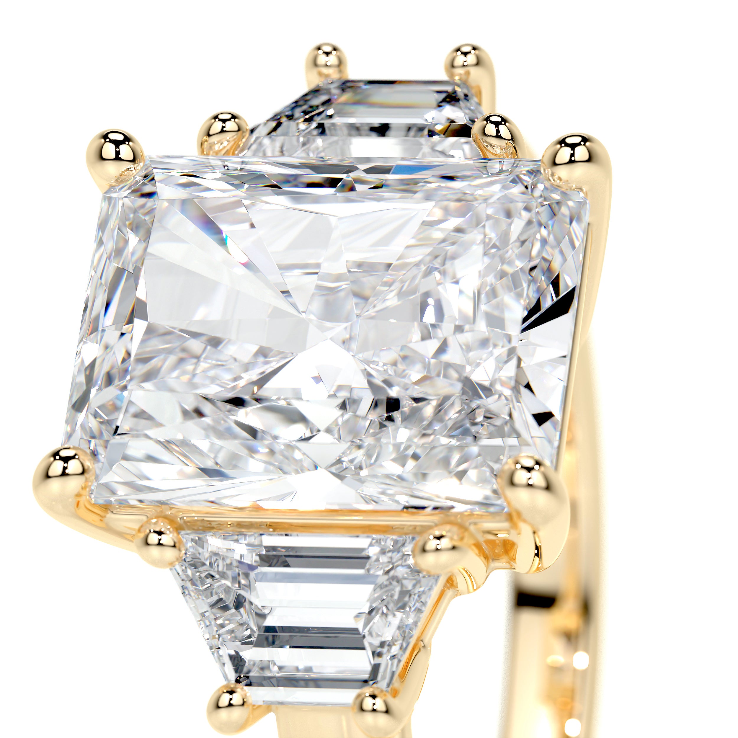 Skylar Lab Grown Diamond Ring -18K Yellow Gold