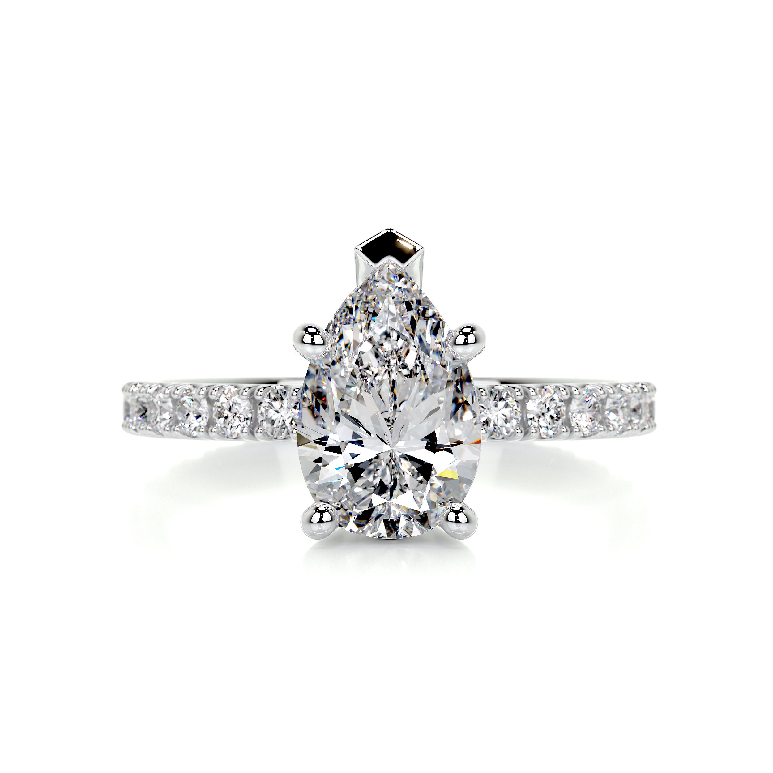 Hailey Diamond Engagement Ring -Platinum