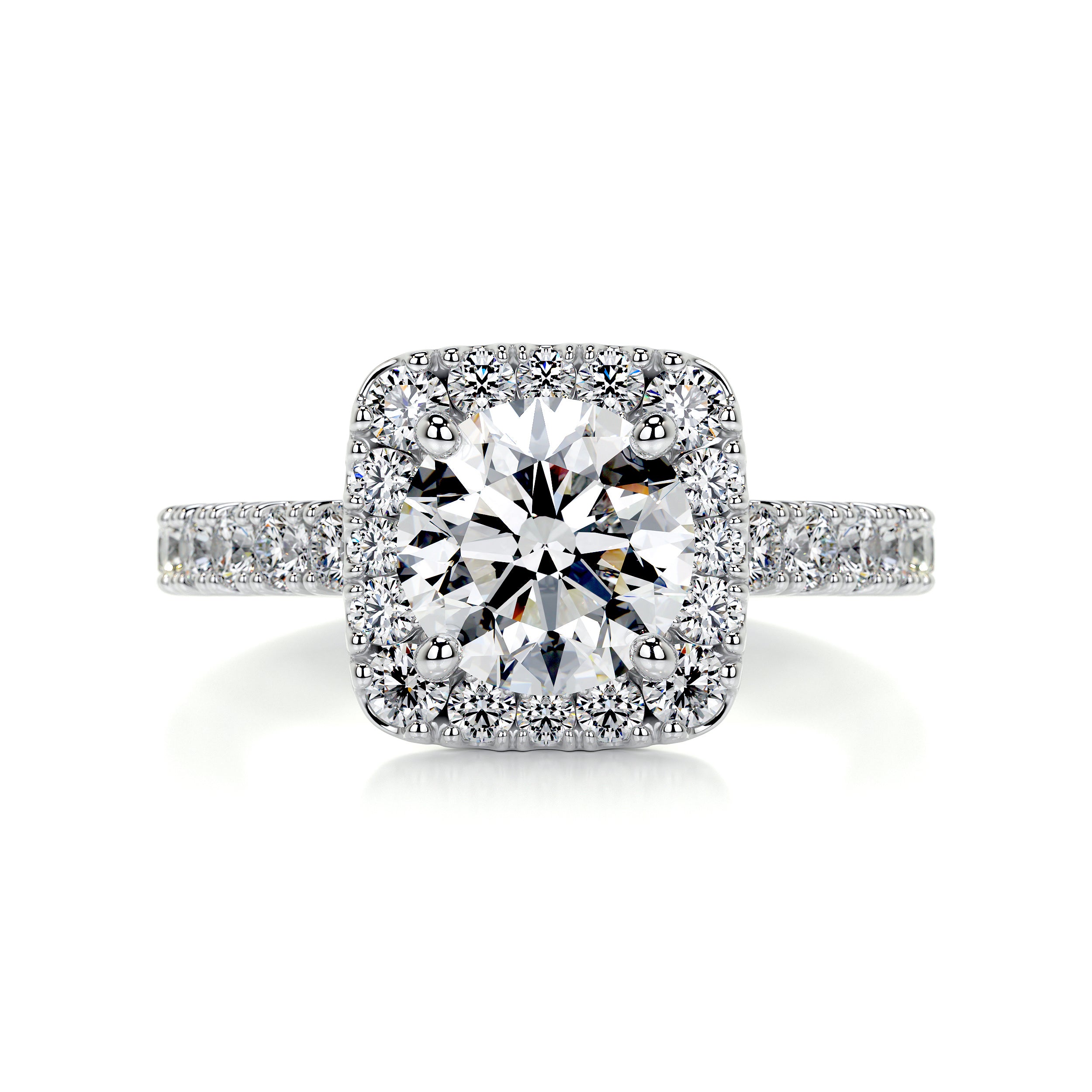 Sienna Diamond Engagement Ring -14K White Gold