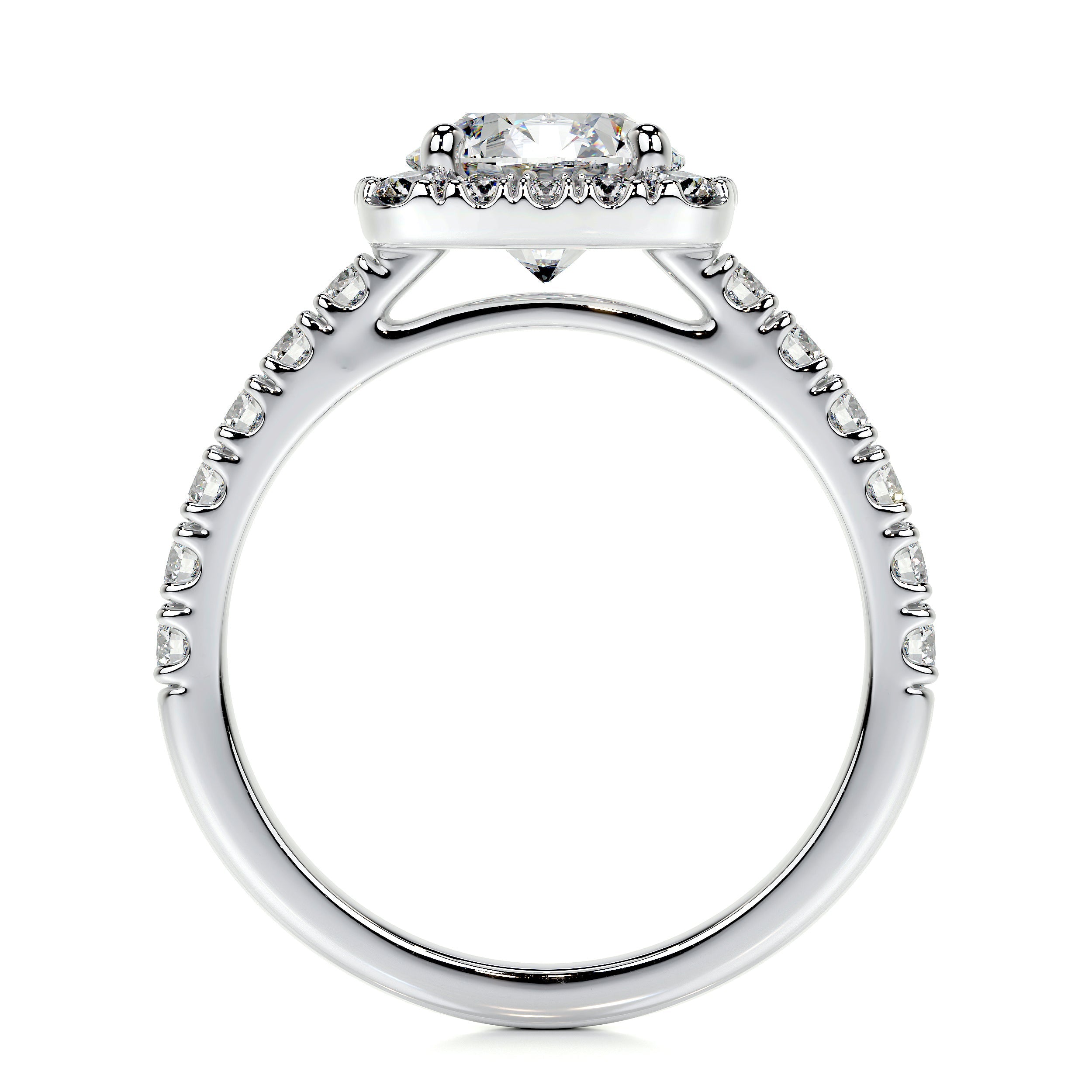 Sienna Lab Grown Diamond Ring -18K White Gold