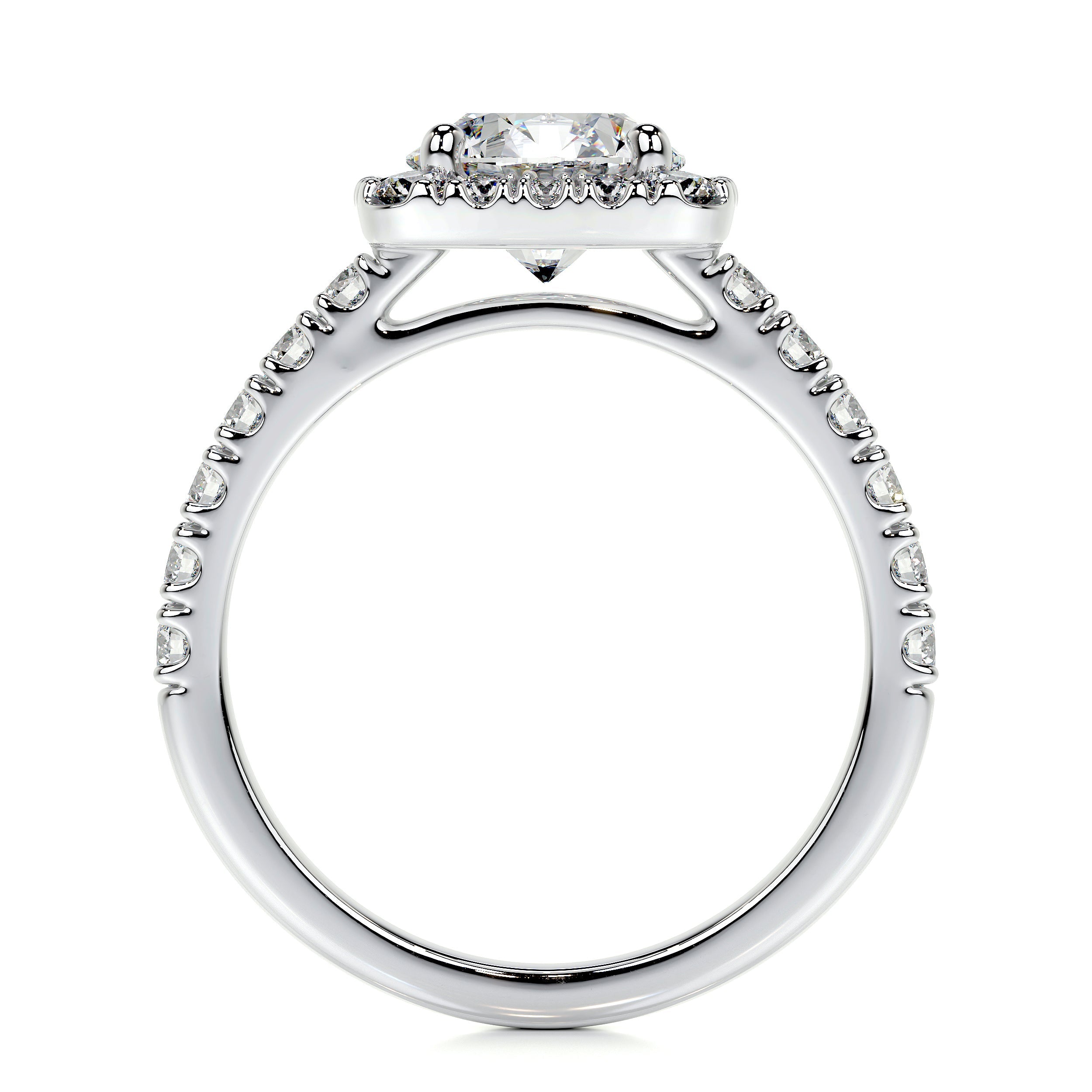 Sienna Lab Grown Diamond Ring -14K White Gold