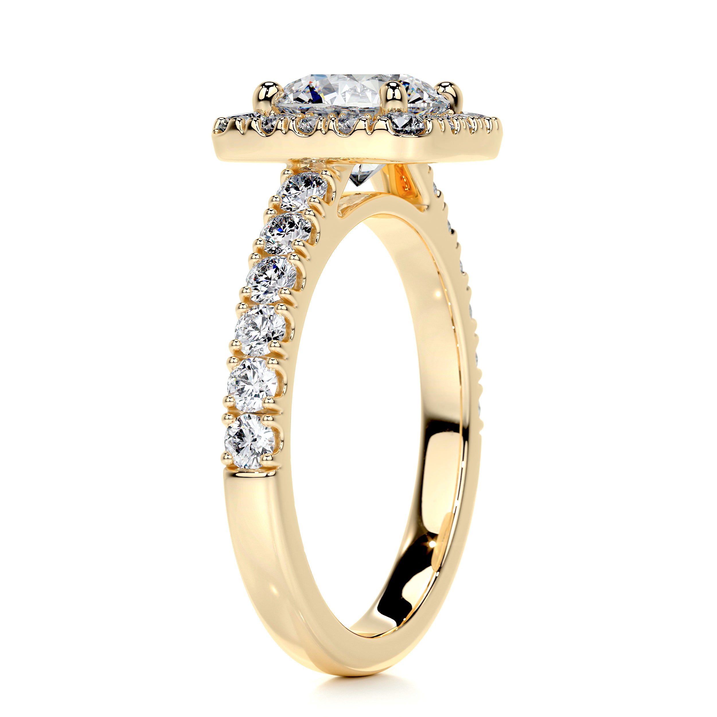 Sienna Diamond Engagement Ring -18K Yellow Gold